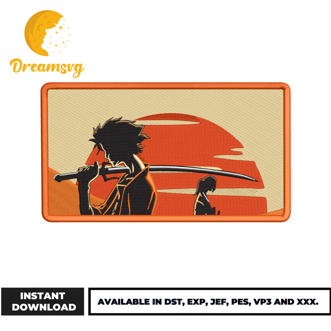 Samurai Champloo embroidery design – DreamSVG Store