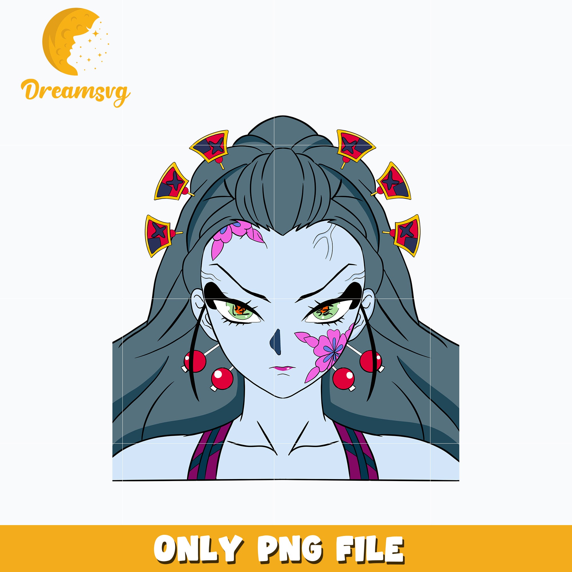 Daki demon slayer svg, Kimetsu no Yaiba Svg