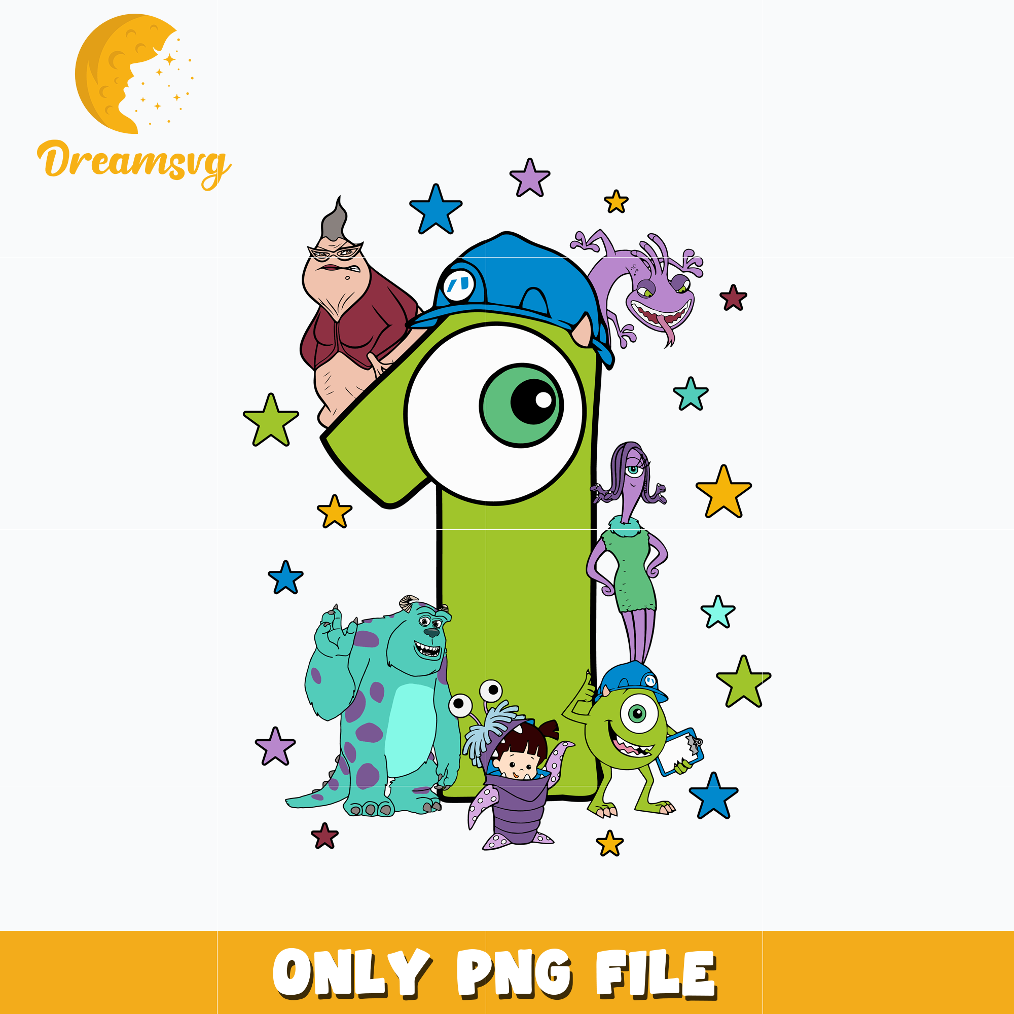 monsters inc photos Disney Monsters Inc friends 1st png – DreamSVG Store