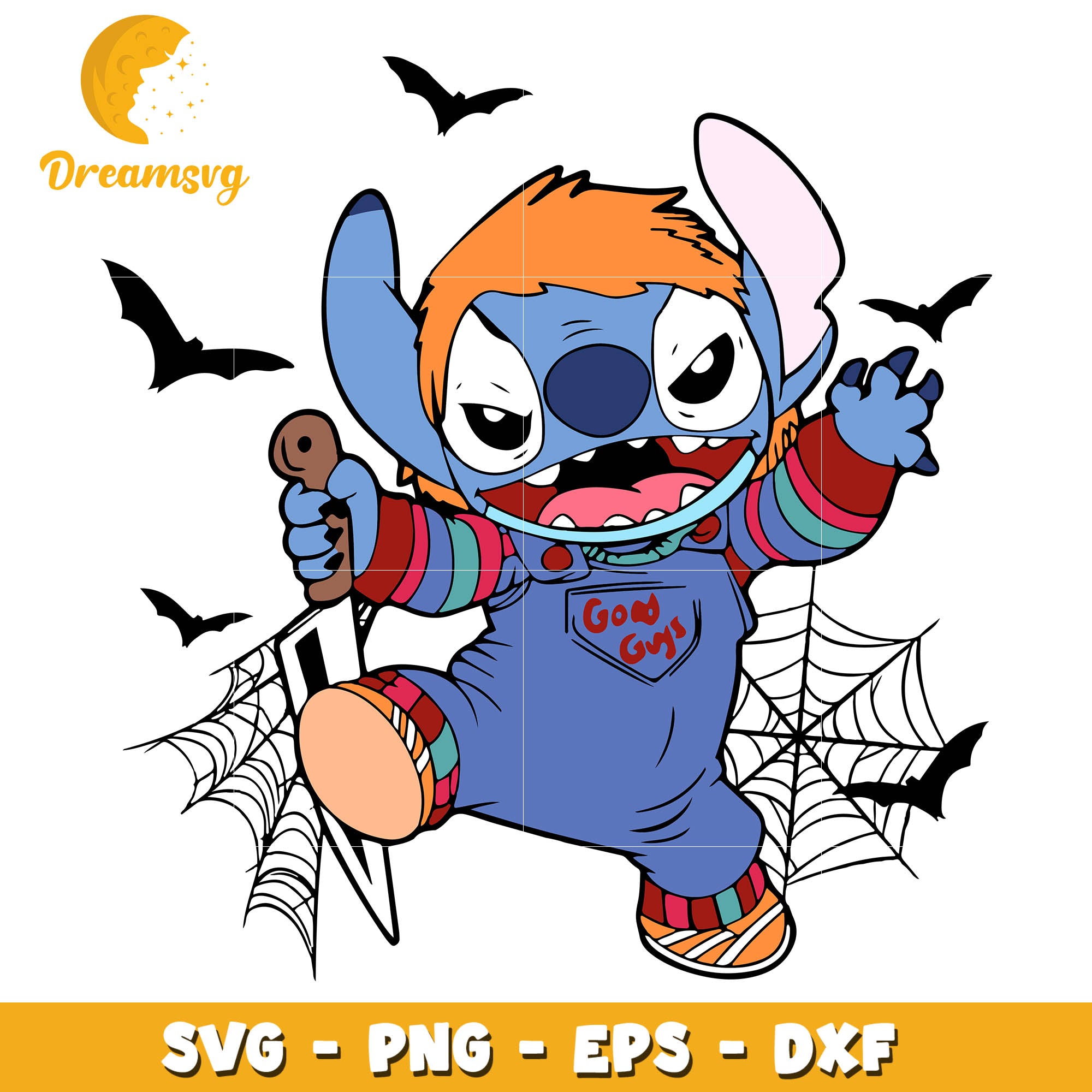 Stitch Chucky Svg, Halloween Svg – Dreamsvg Store