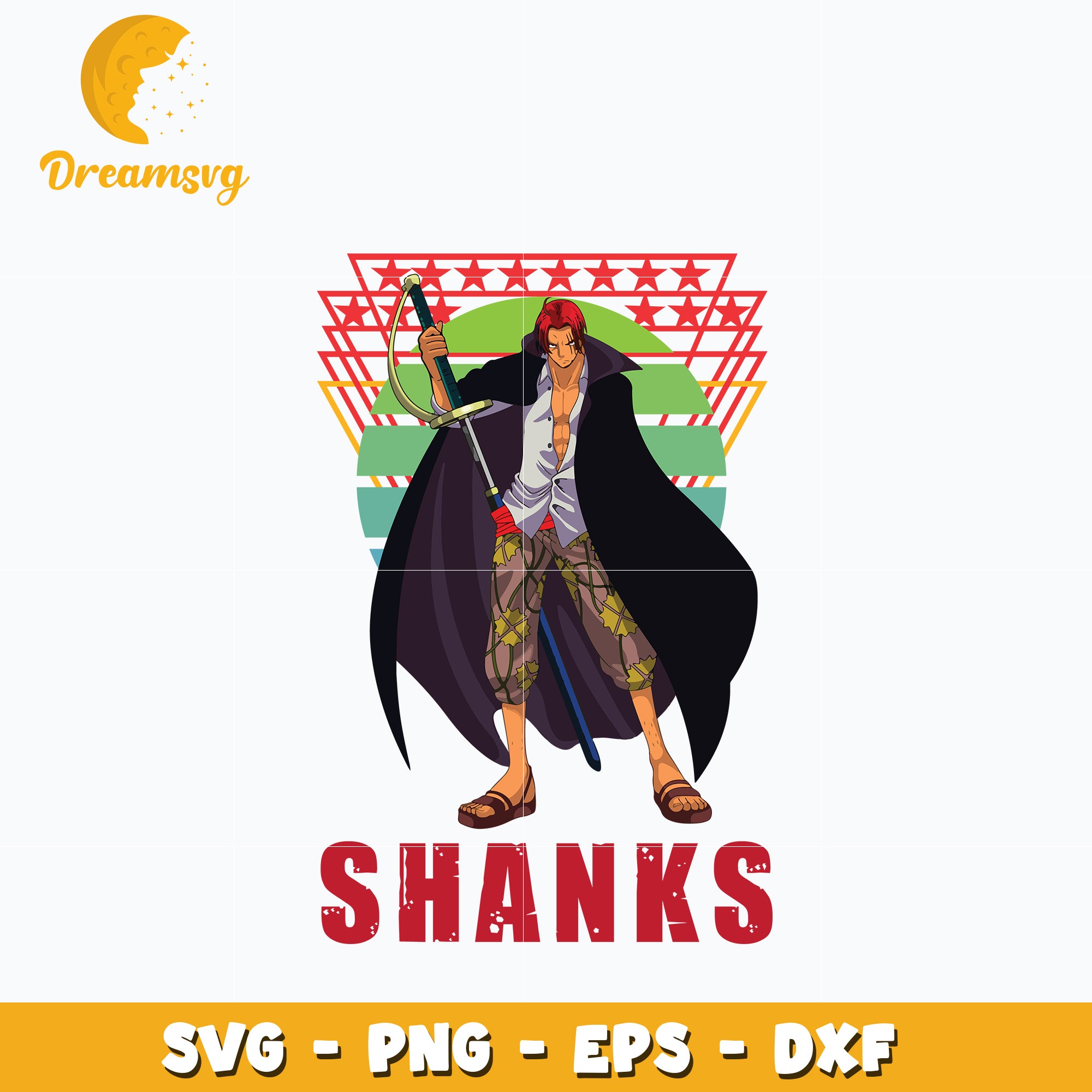 Shanks design Svg, Anime Svg, One piece Svg – DreamSVG Store