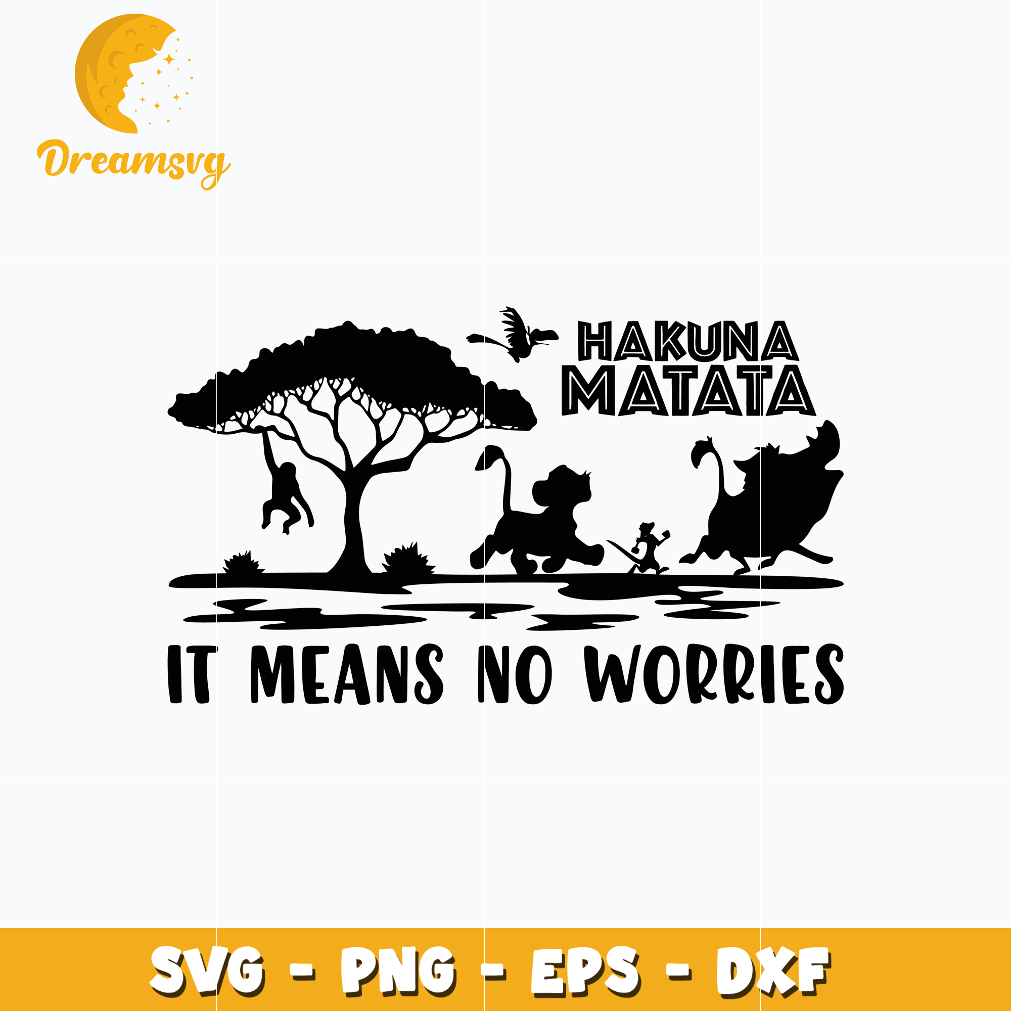 Patch Hakuna Matata « No Worries » 7,5 X 4,5 Cm | Velcro, Slogan Décontracté, Décoration Veste, Badge Personnalisable