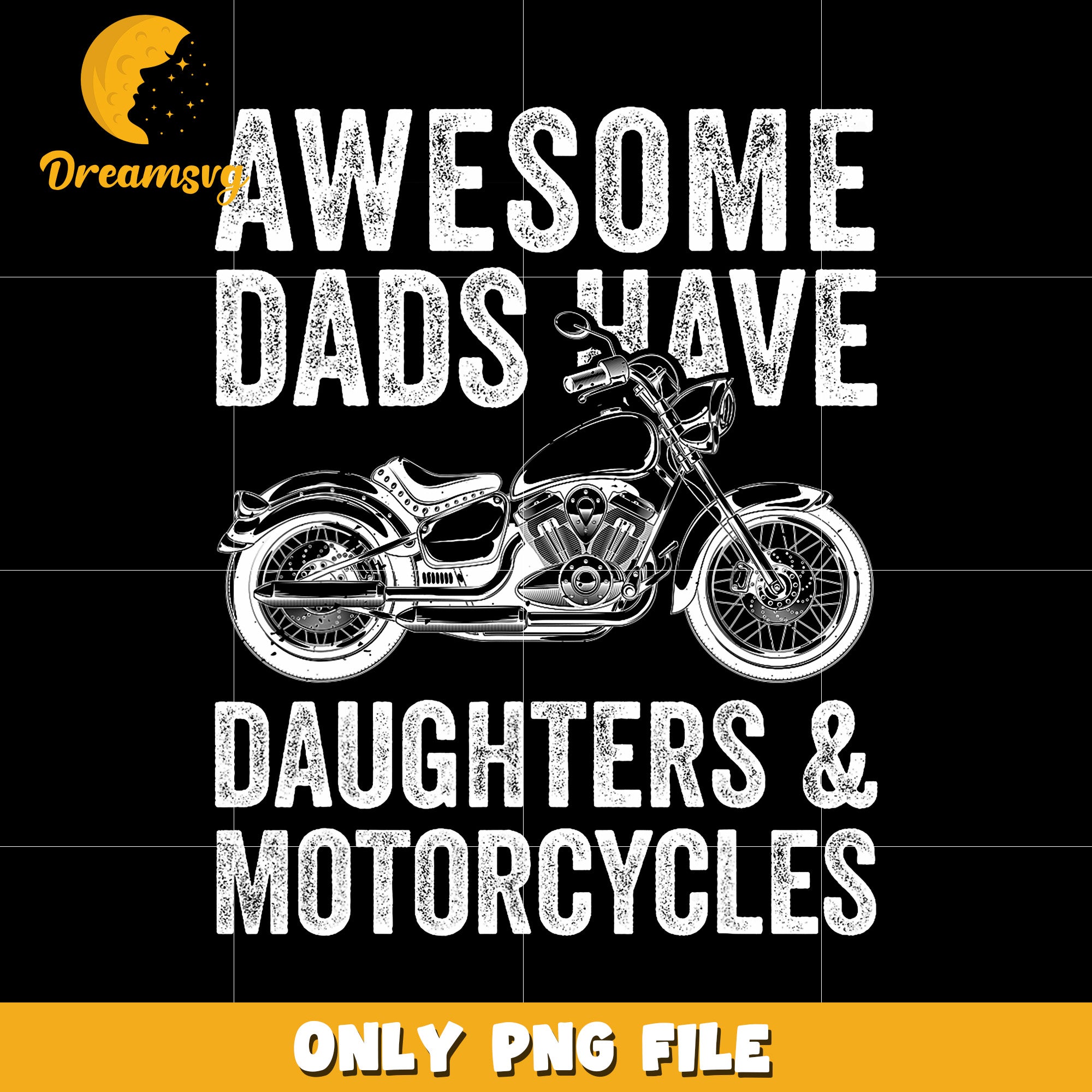 Awesome dad have daughters and motorcycle png, awesome dad png, dad with daughters png