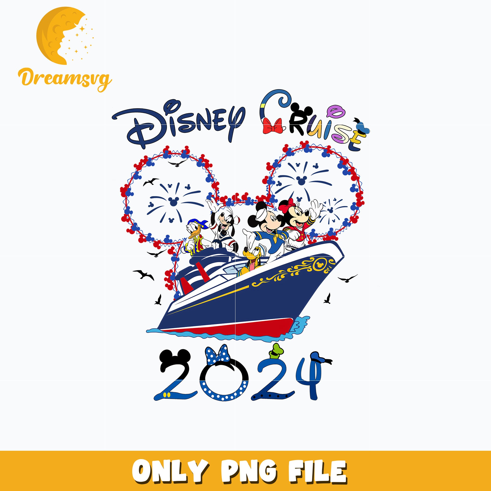 Mickey friends disney cruise 2024 png DreamSVG Store