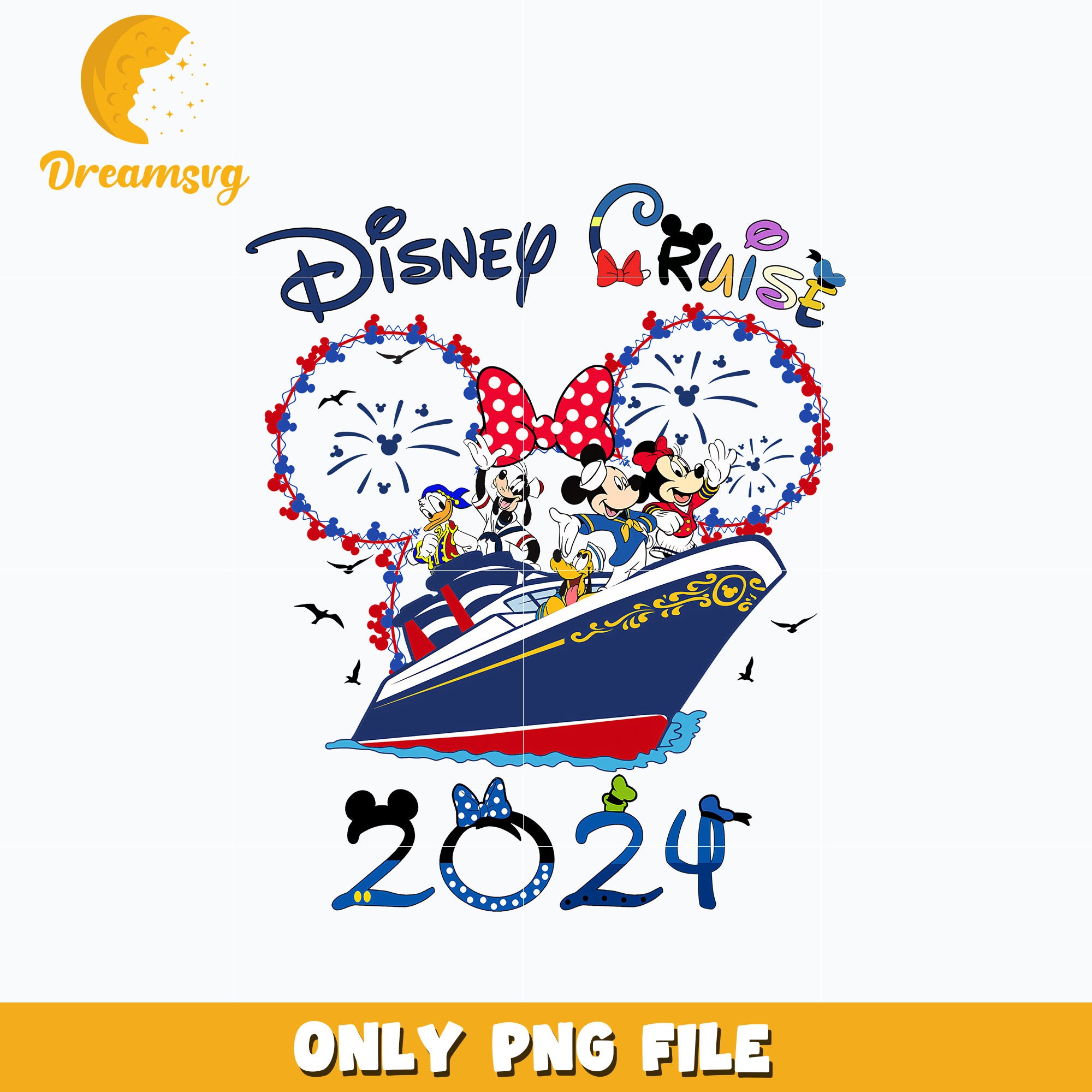 Minnie friends disney cruise 2024 png DreamSVG Store