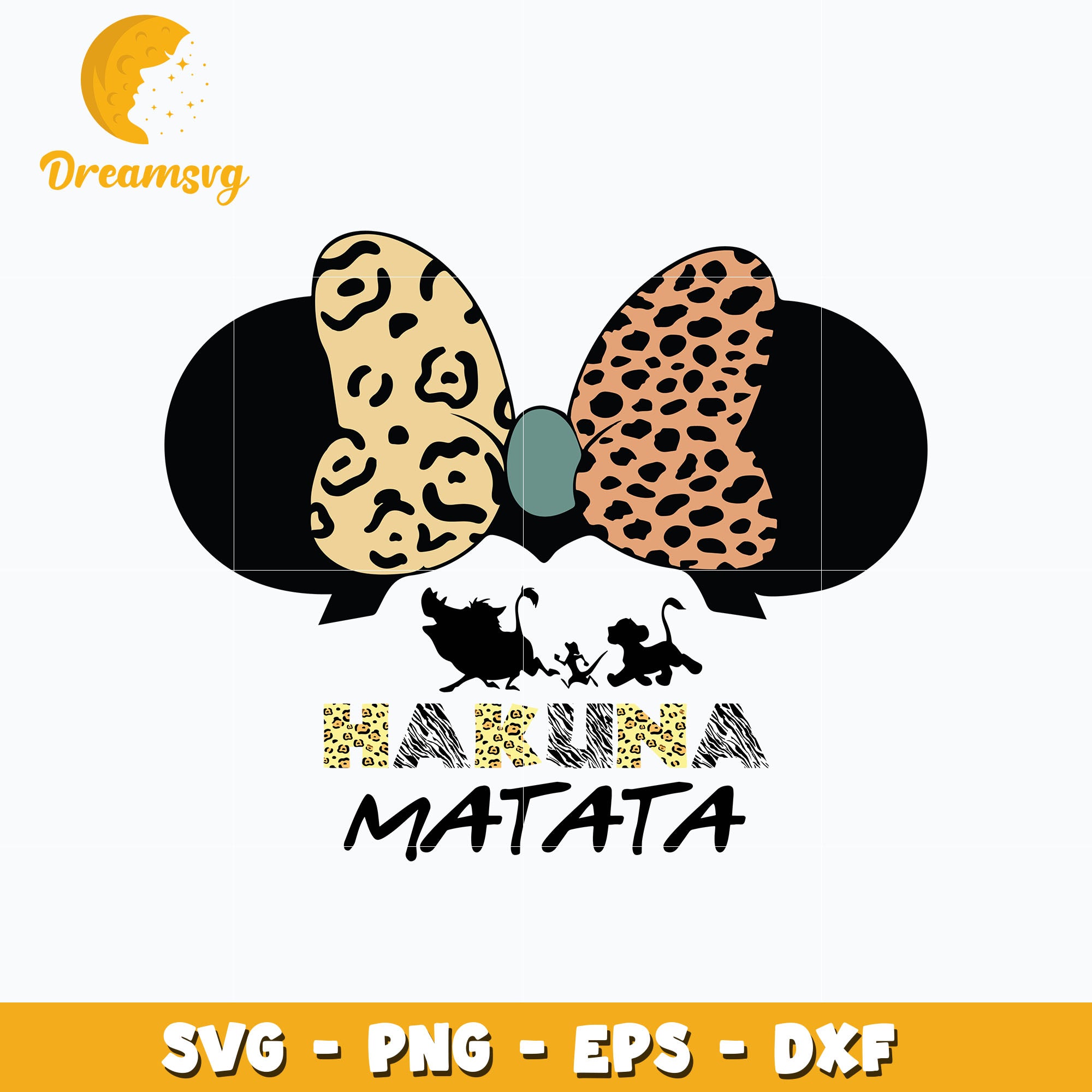 Minnie Head Hakuna Matata Svg – Dreamsvg Store