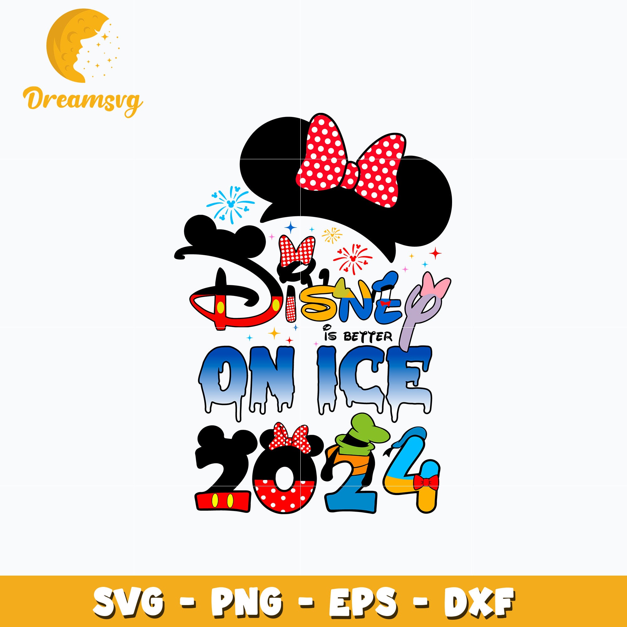 Minnie disney on ice 2025 svg DreamSVG Store