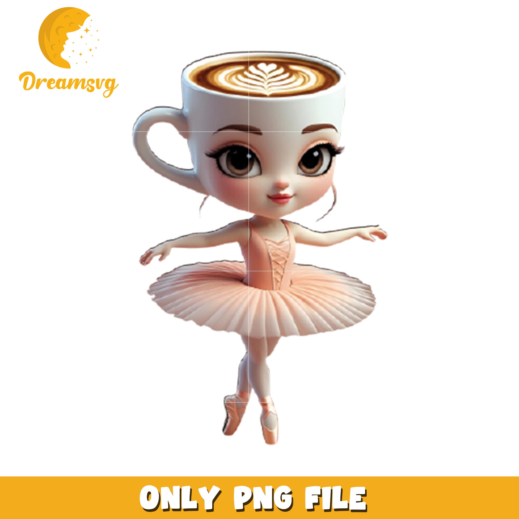 Baby ballerina cappuchina png, funny brainrot png, brainrot toys png
