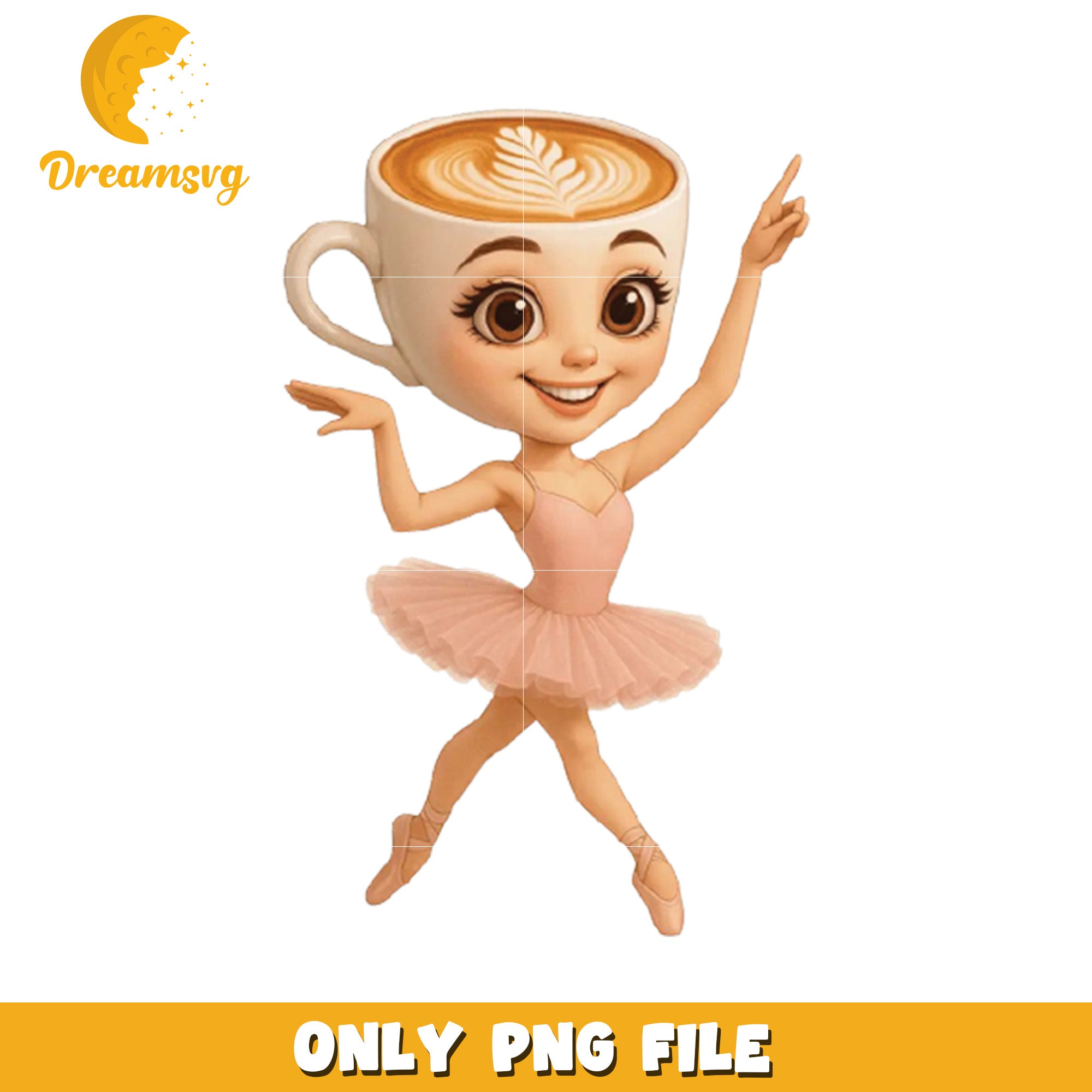 Ballerina cappuchina brainrot png, funny brainrot png, brainrot toys png