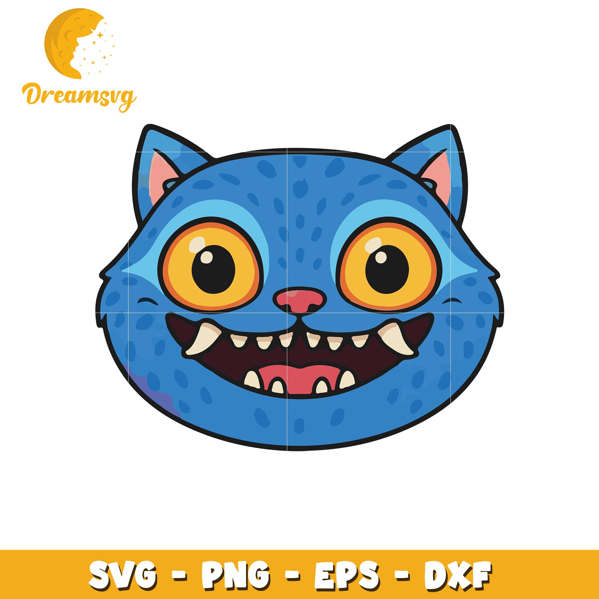 Blue tiger head svg, saja cartoon svg, cute boys band svg