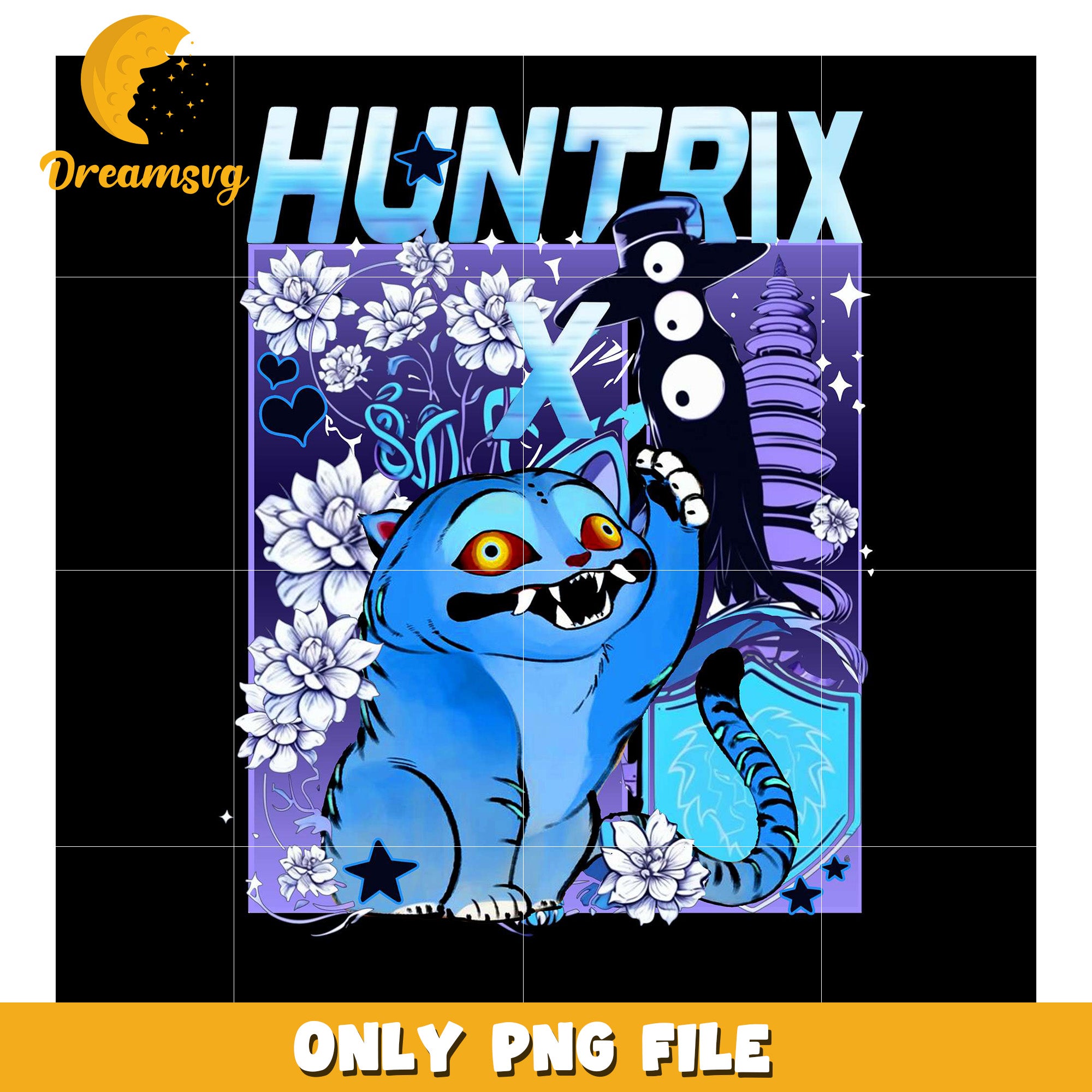 Demon hunter tiger back png, korean anime png, hip hop band png