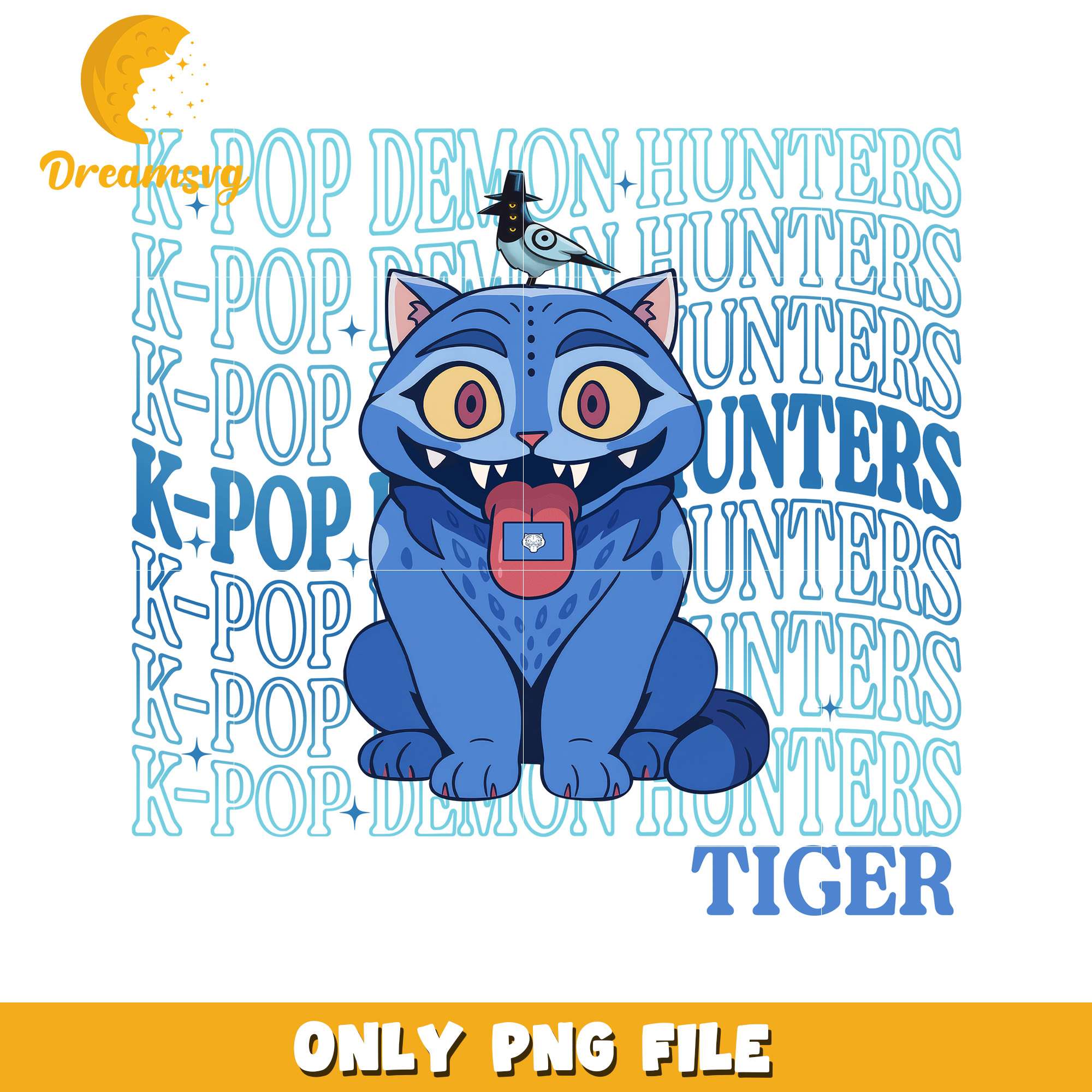 Demon hunter tiger png, romance boys band png, kpop demon hunter png