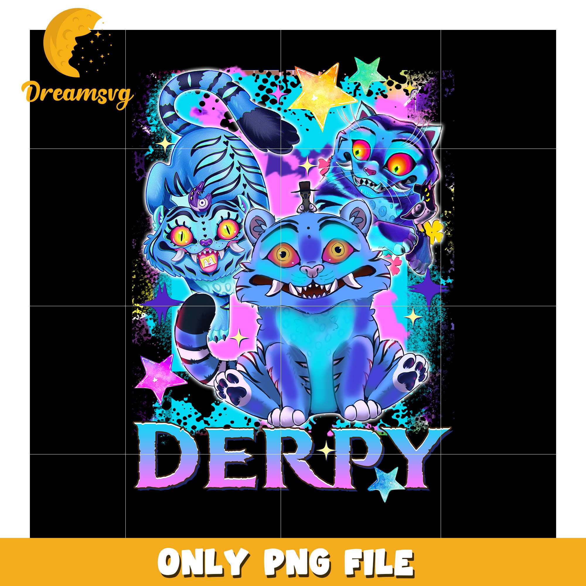 Derpy the tiger png, romance boys band png, kpop demon hunter png