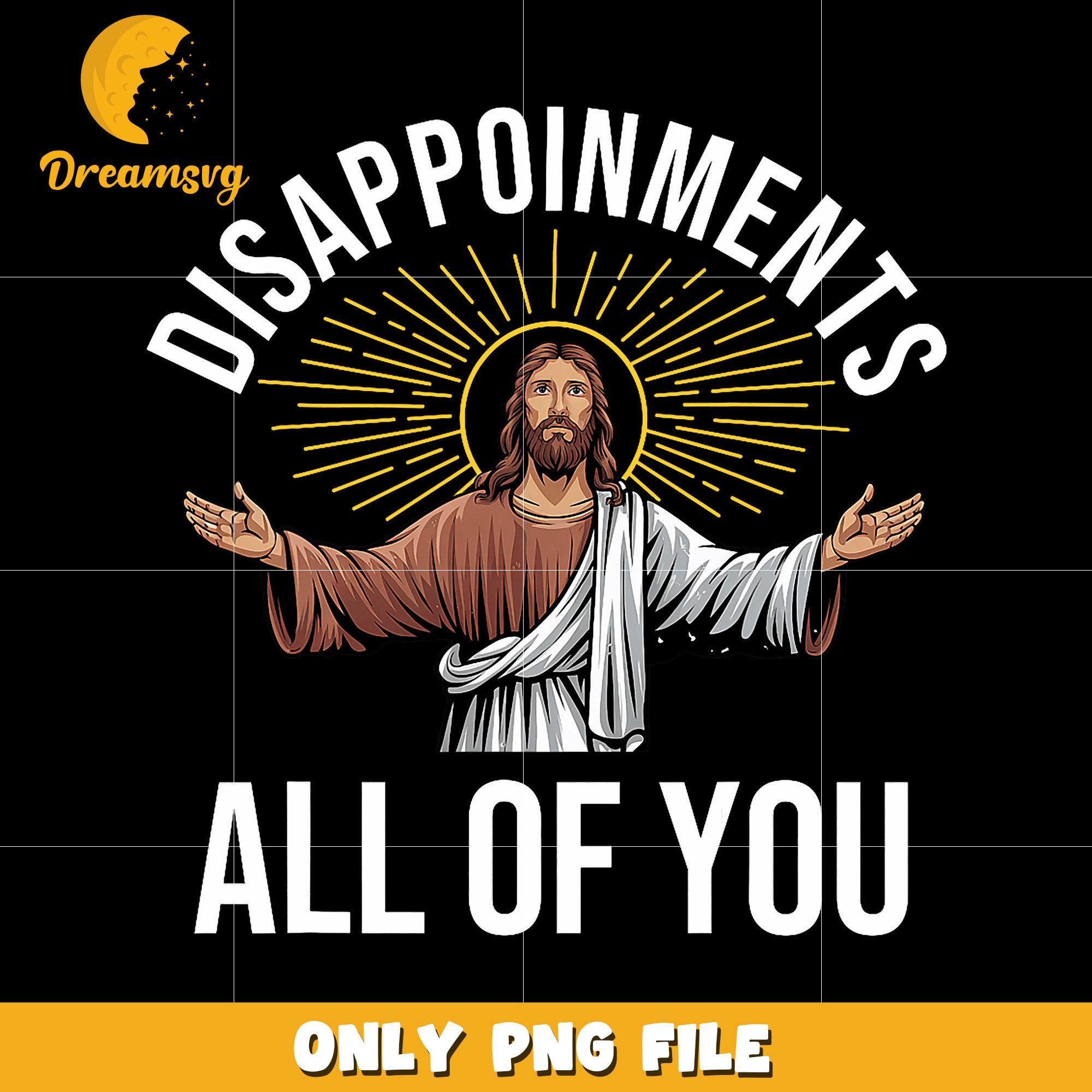 Disappointment all of you png, funny quote png, sarcastic png