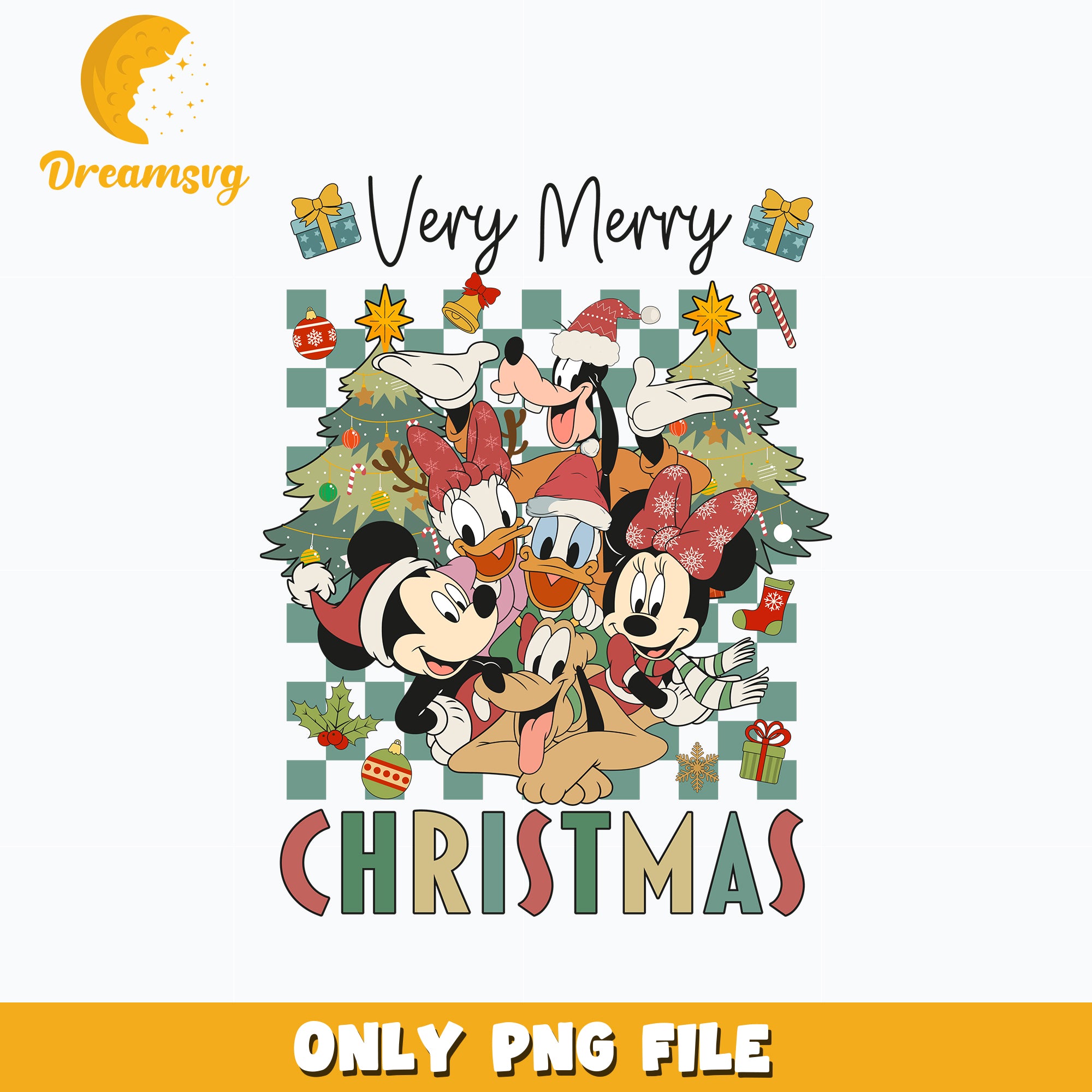 Disney Very Merry Christmas png DreamSVG Store