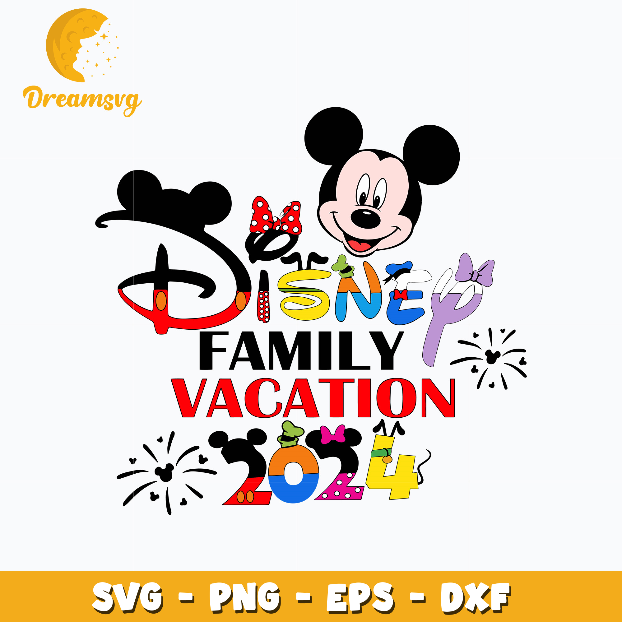 Family Vacation 2025 Svg Free