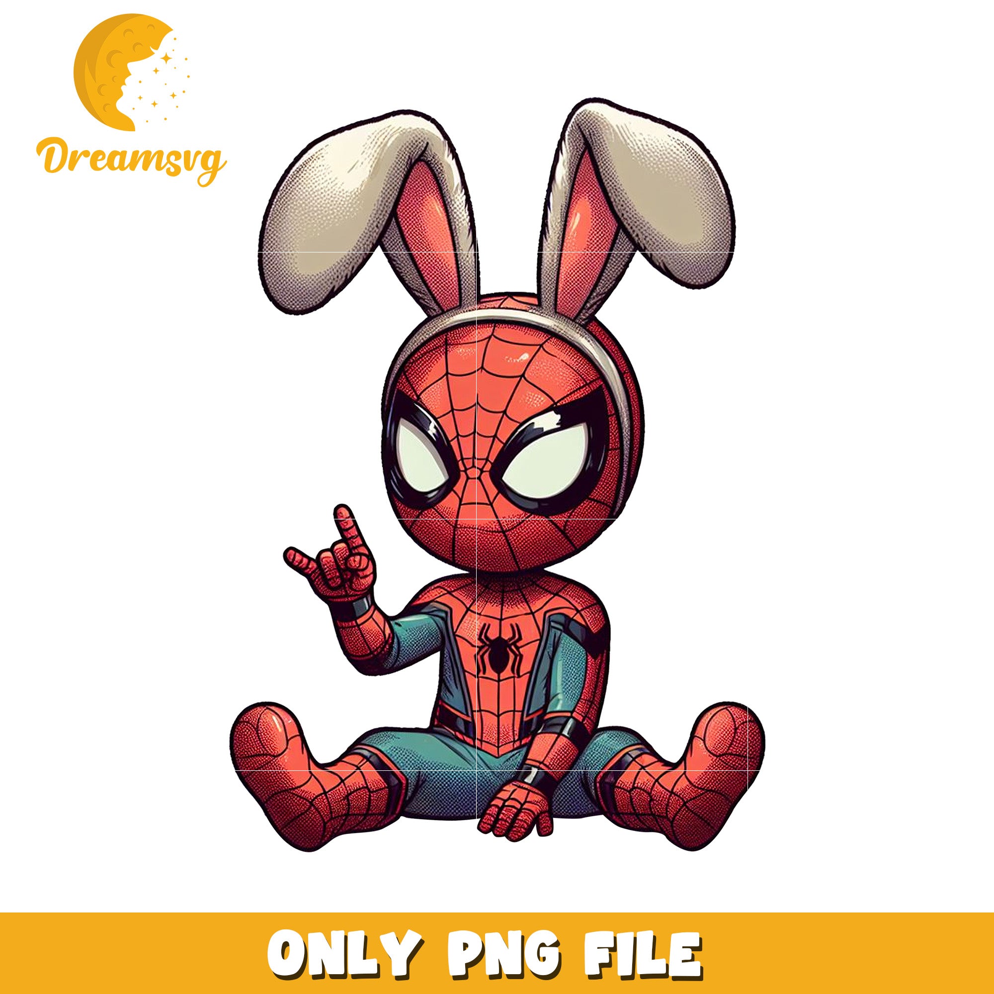 Easter Bunny SpiderMan PNG – DreamSVG Store