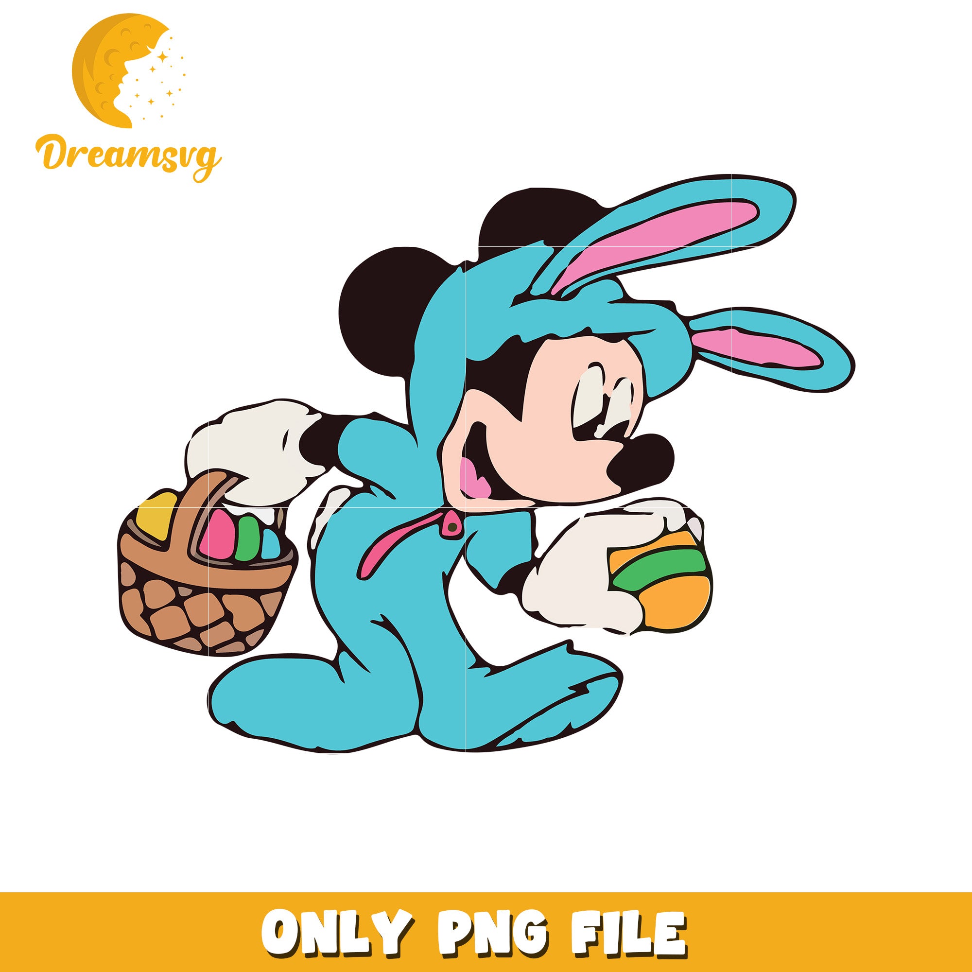Easter bunny mickey mouse png, easter bunny png, bunny png – DreamSVG Store