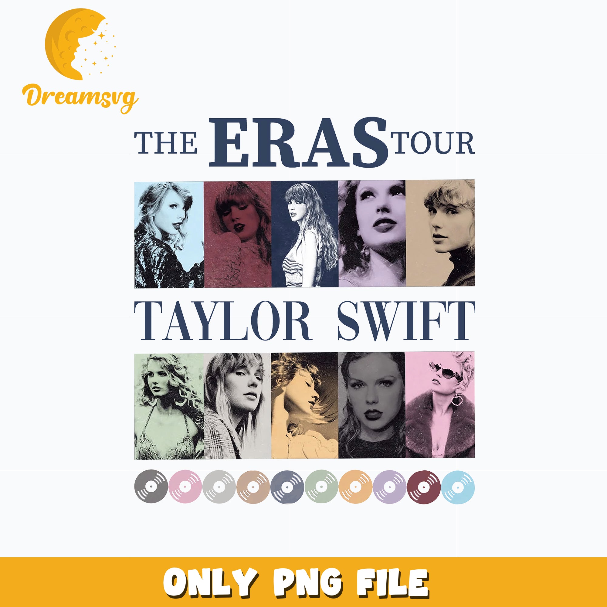 Eras tour banner dics png, the eras tour 2023 png, eras list song png –  DreamSVG Store