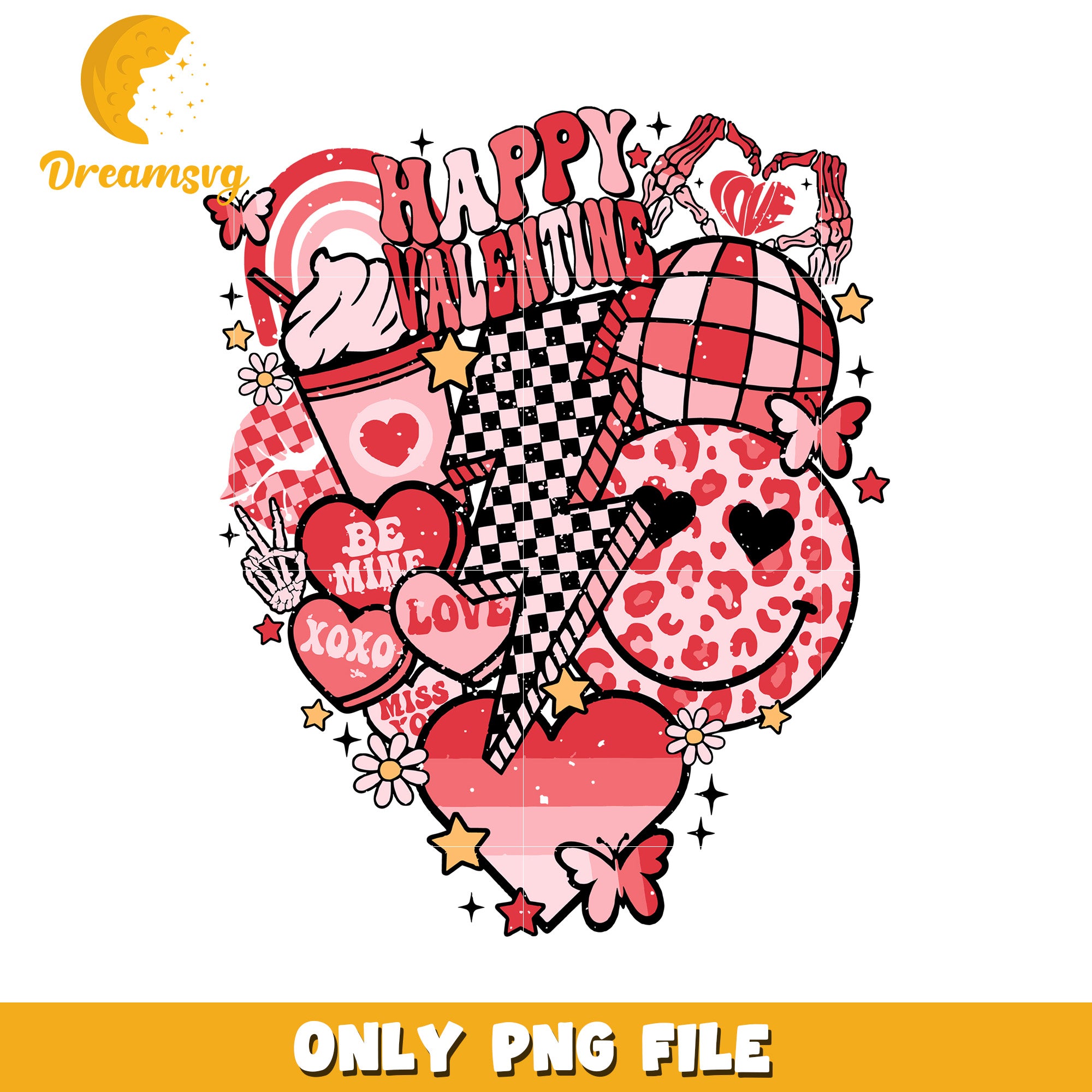 Happy Valentines Day PNG Design – DreamSVG Store