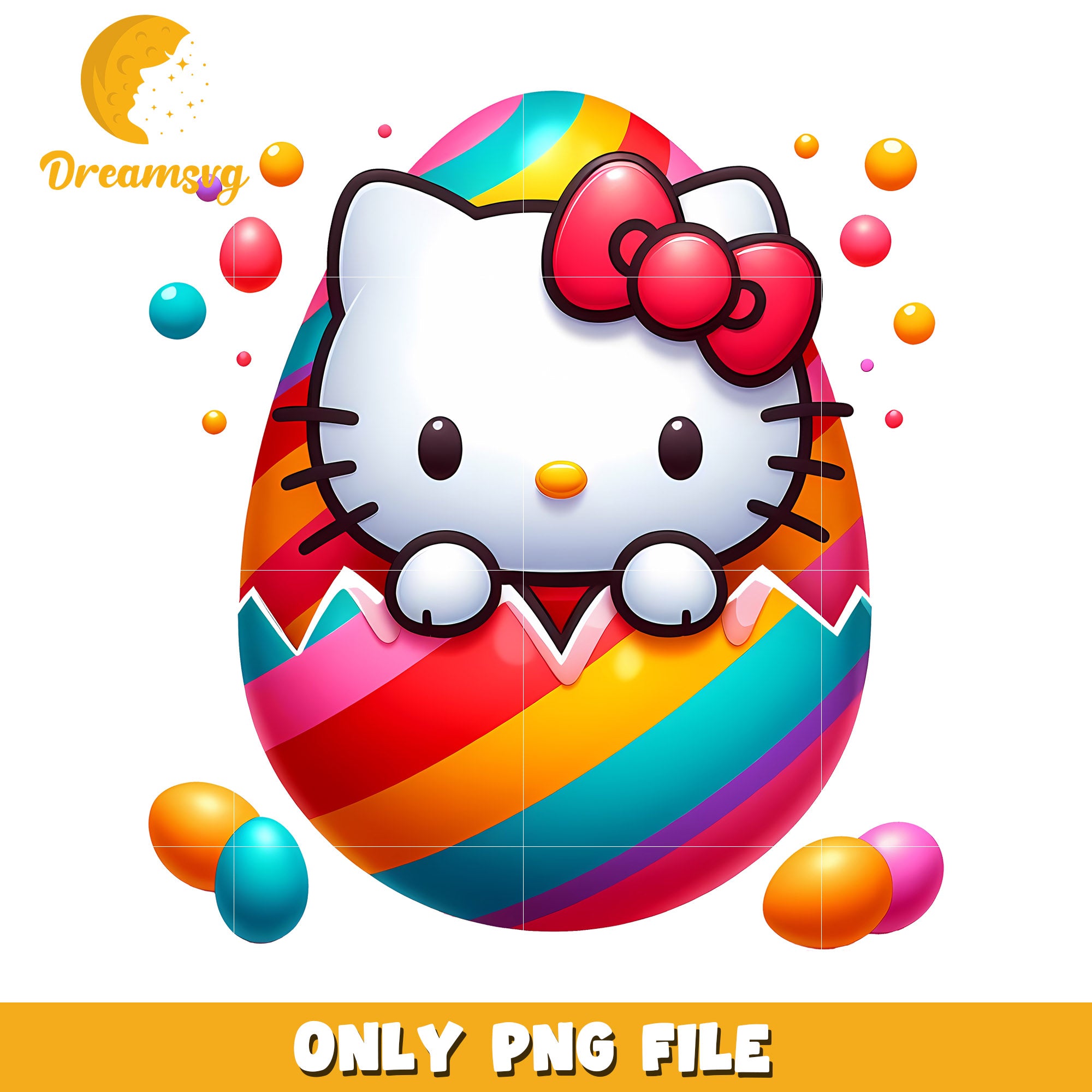 Hello Kitty Easter Egg PNG Image DreamSVG Store Hello kitty easter egg png image dreamsvg store