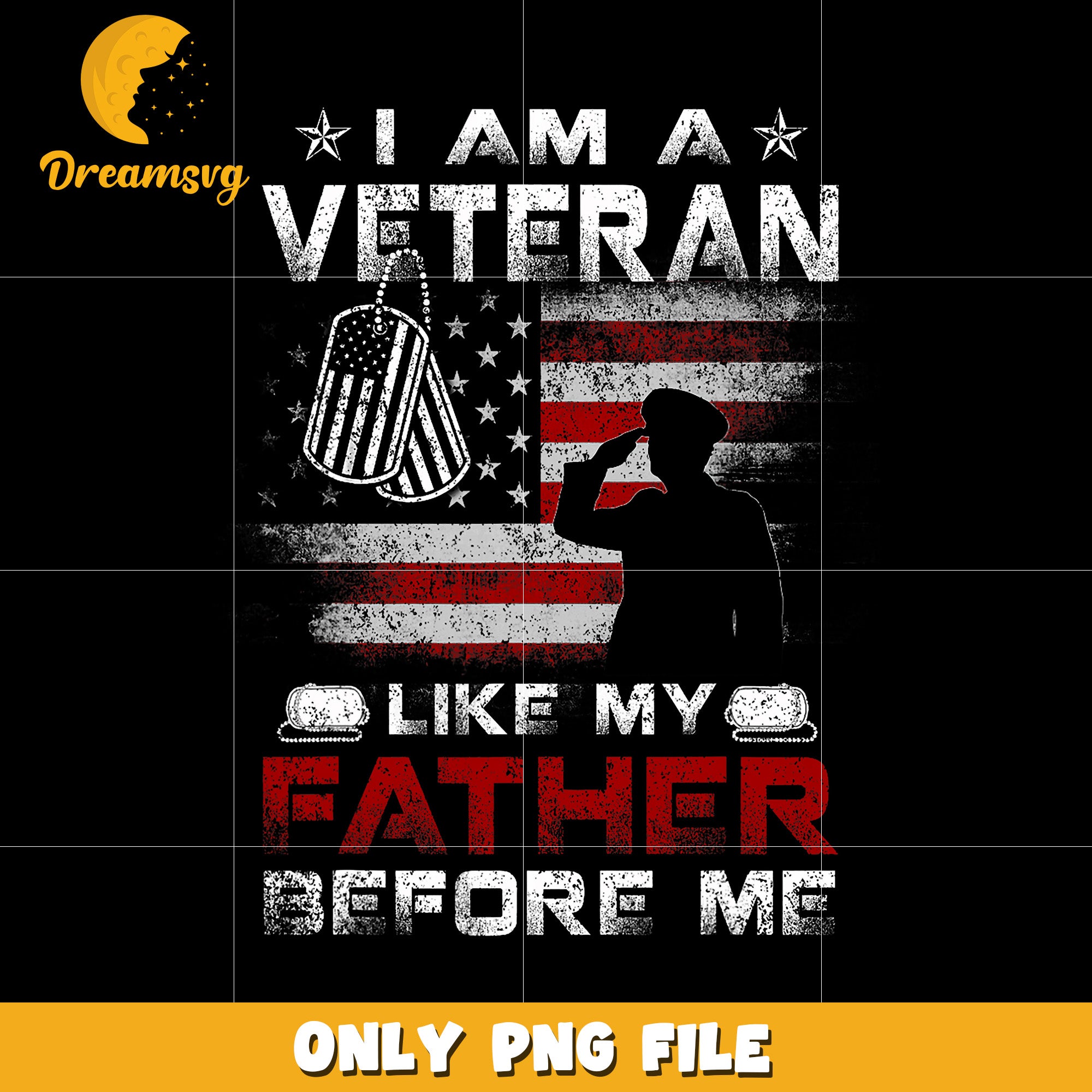 I’m a veteran like my father before me png, proud veteran png