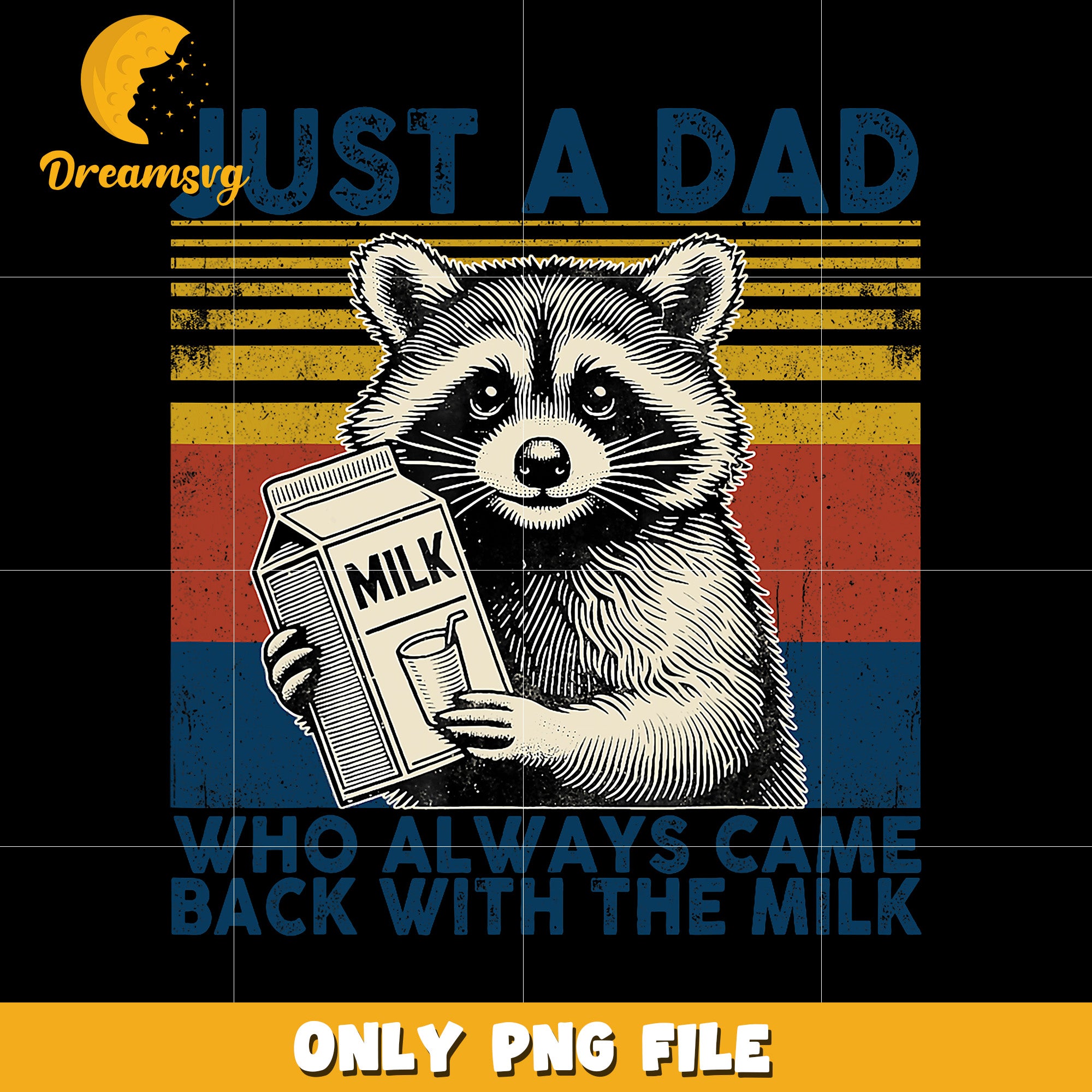 Just a dad who always come back with the milk png, rocket racoon png