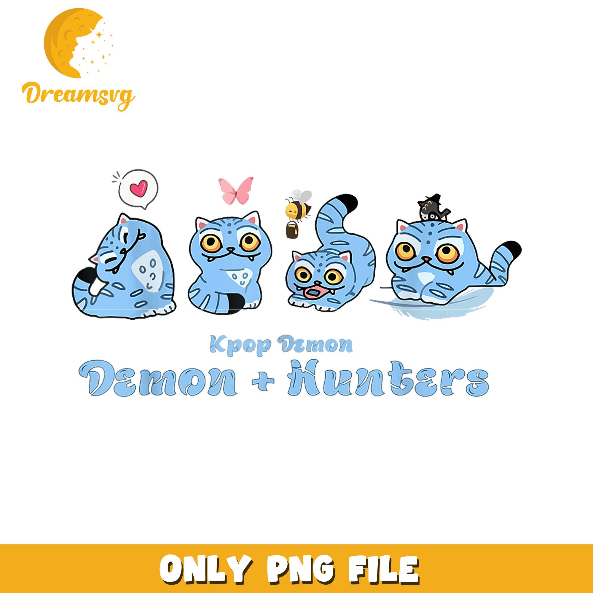 Kpop hunter cat png, love fighter aesthetic png, kpop hero png