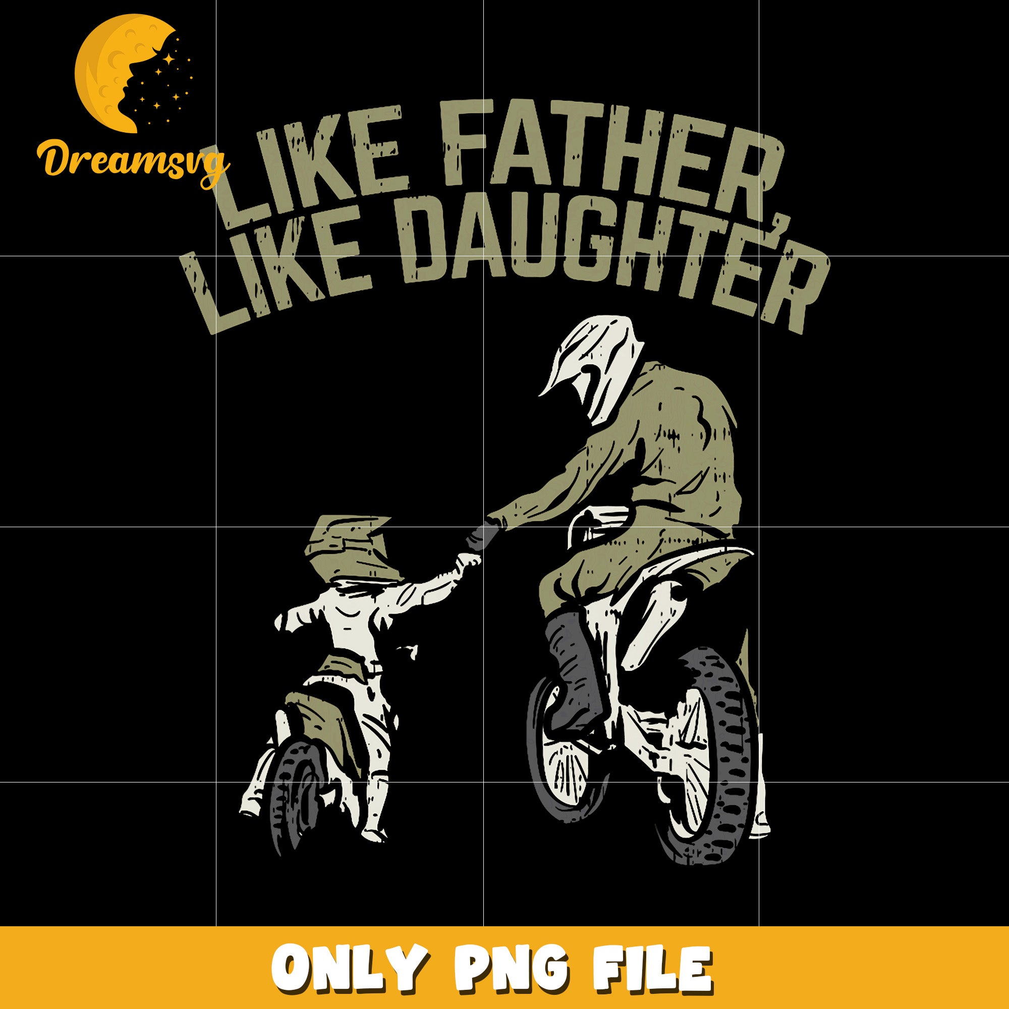 Like father like daughter meaningful design png, dad and daughter png, family png