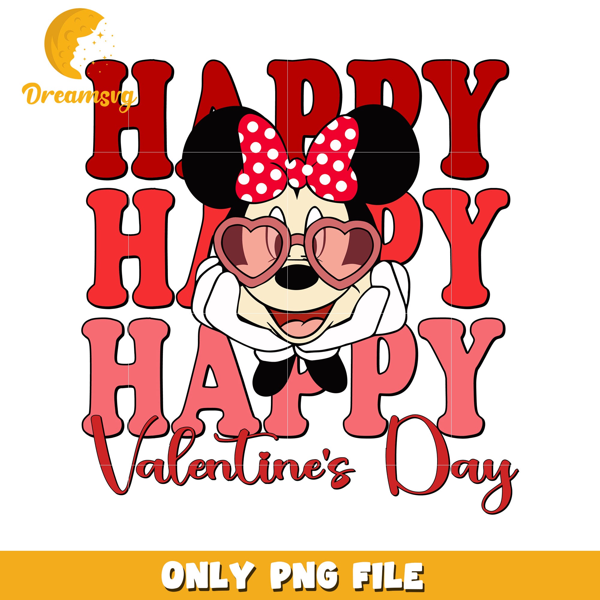 Minnie Mouse Valentines Day PNG – DreamSVG Store
