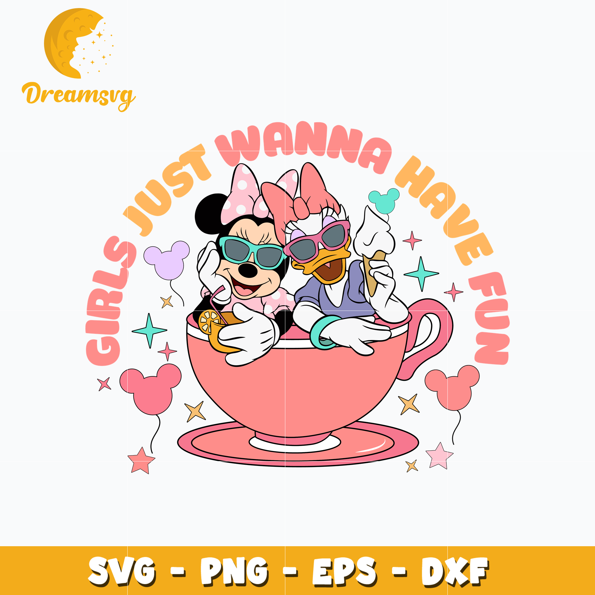 Minnie girl just wanna have fun svg – DreamSVG Store