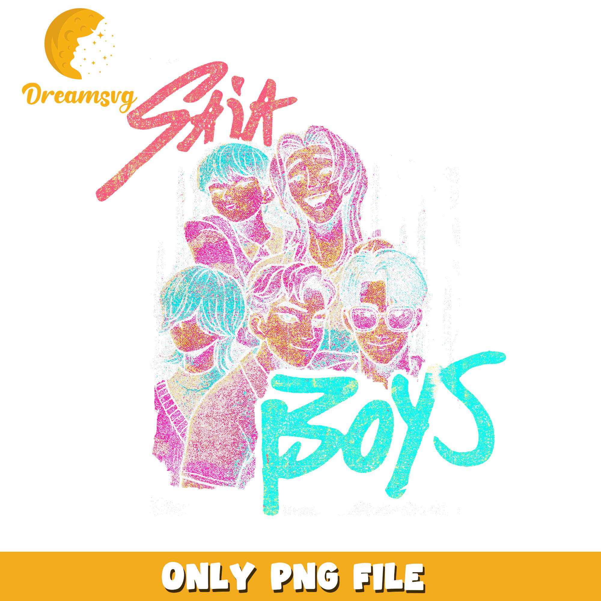 Saja boys members png, love fighter aesthetic png, kpop hero cartoon png