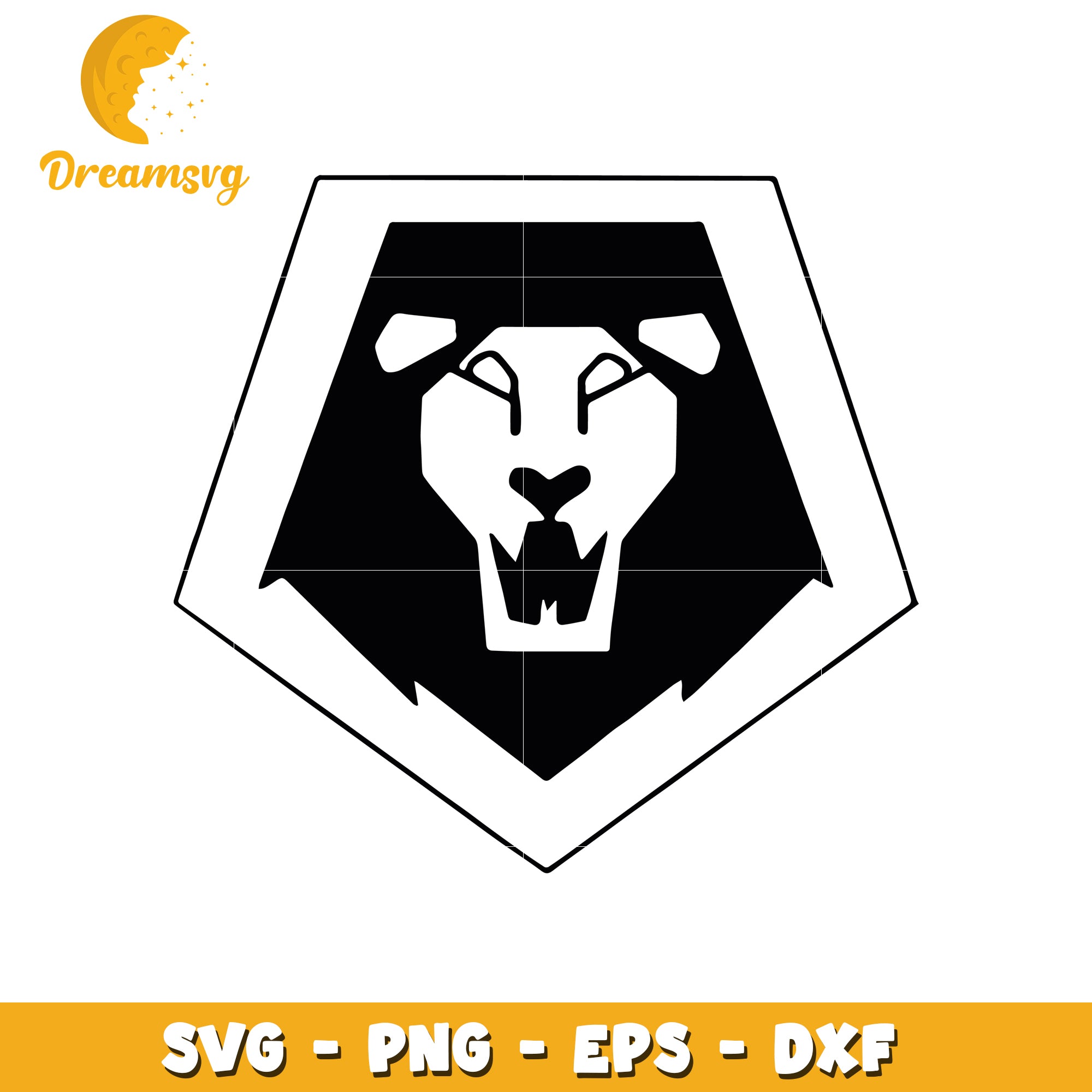 Saja lion head black logo svg, huntrix and saja svg, kpop cartoon song svg