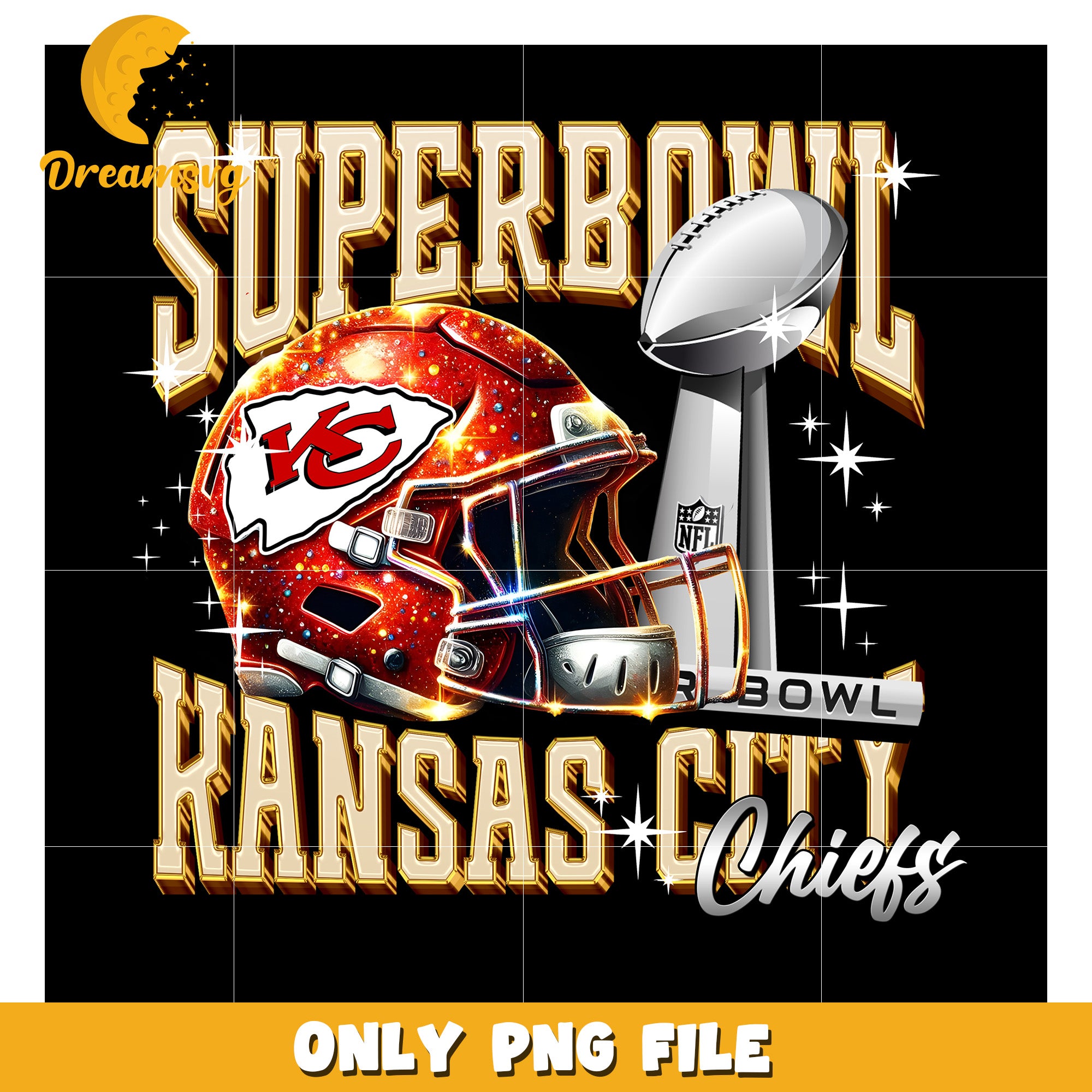 Super Bowl Kansas City Chiefs PNG File Download – DreamSVG Store