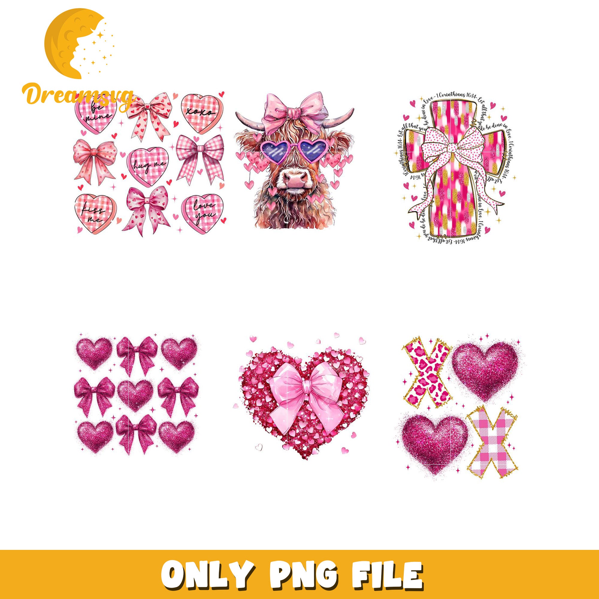 Valentine's Day PNG Bundle – DreamSVG Store