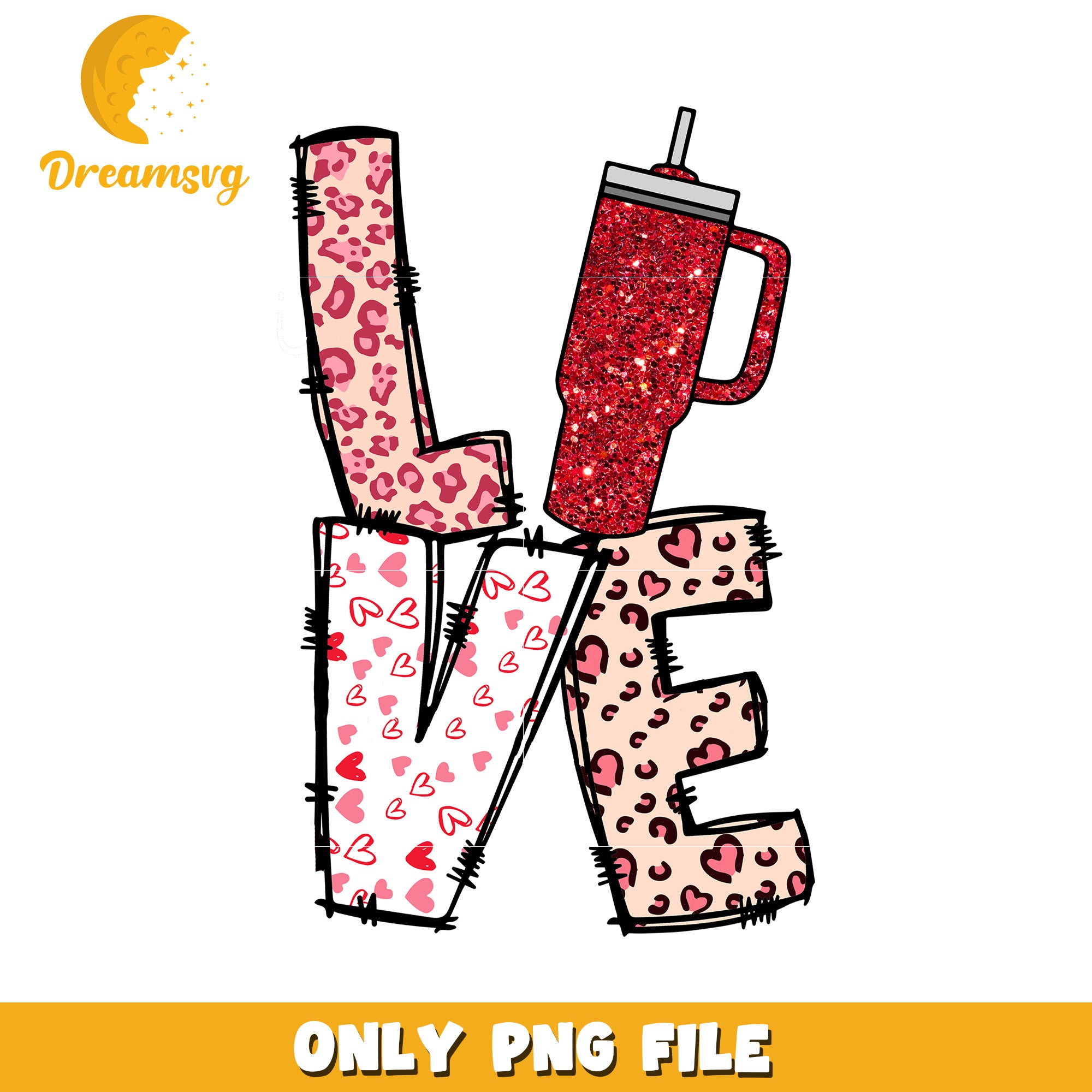Valentines Day Love PNG Design – DreamSVG Store