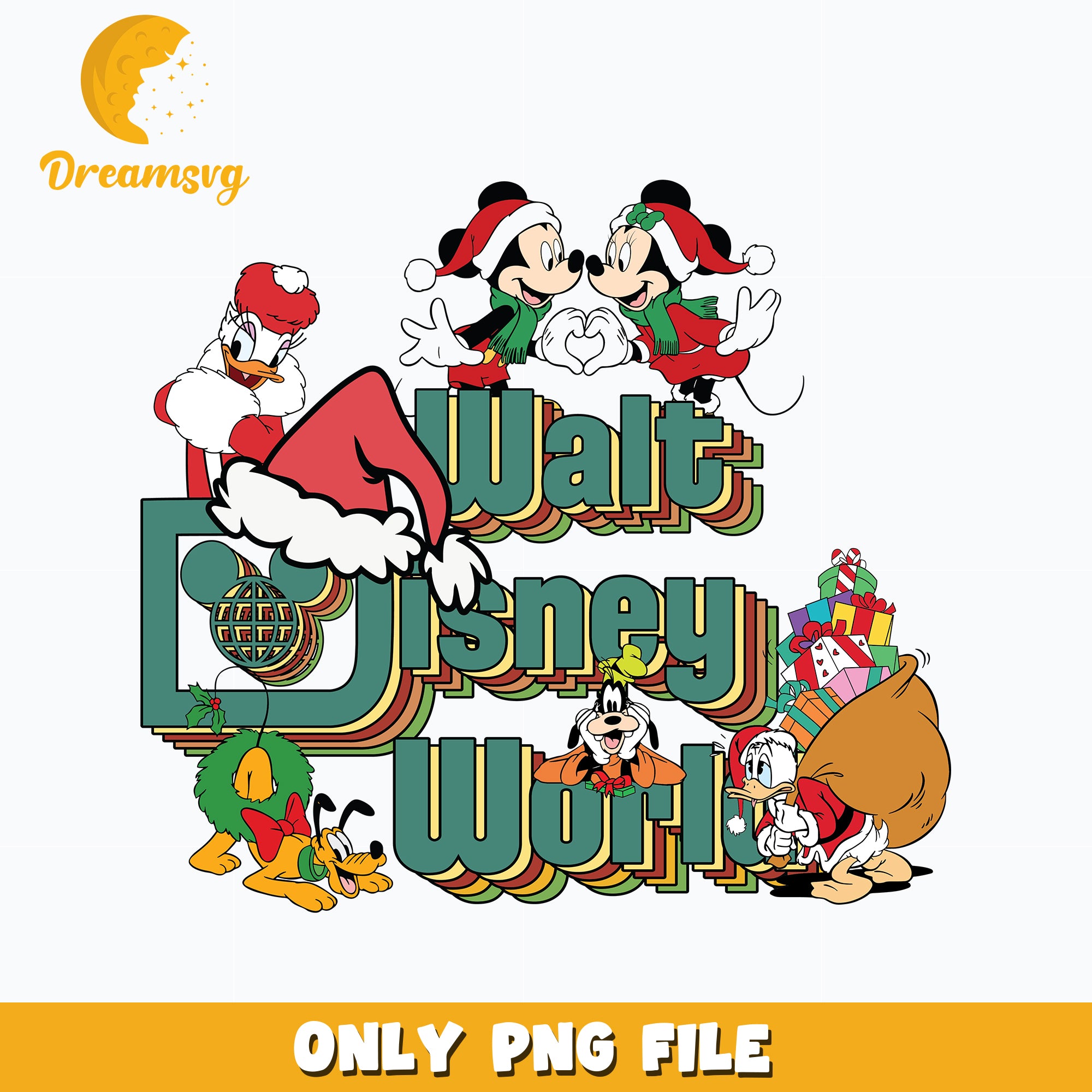 Walt Disney World Christmas png DreamSVG Store — free download