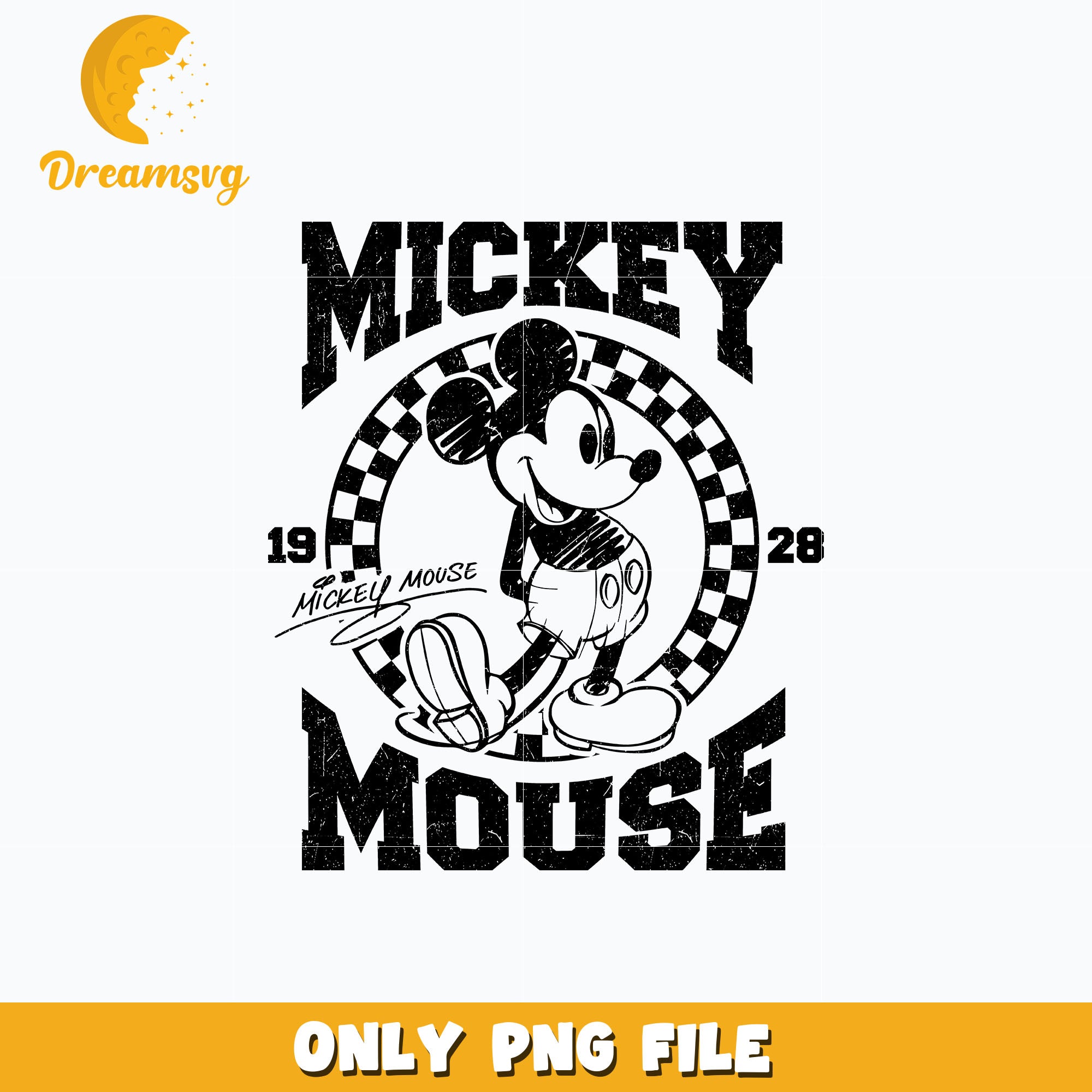 Mickey Mouse 1928 Png, Instant Download – Dreamsvg Store