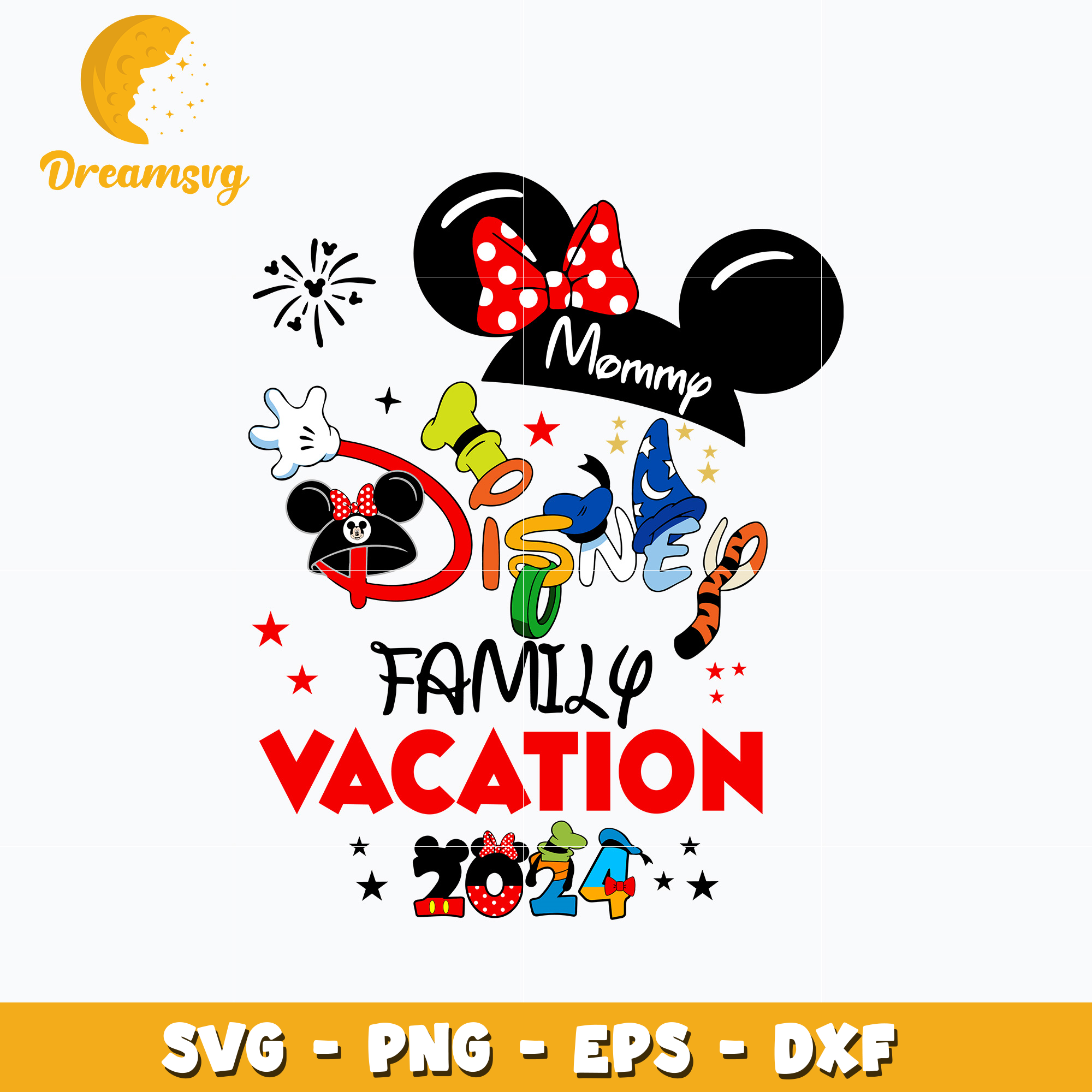 Mommy disney family vacation 2024 svg – DreamSVG Store