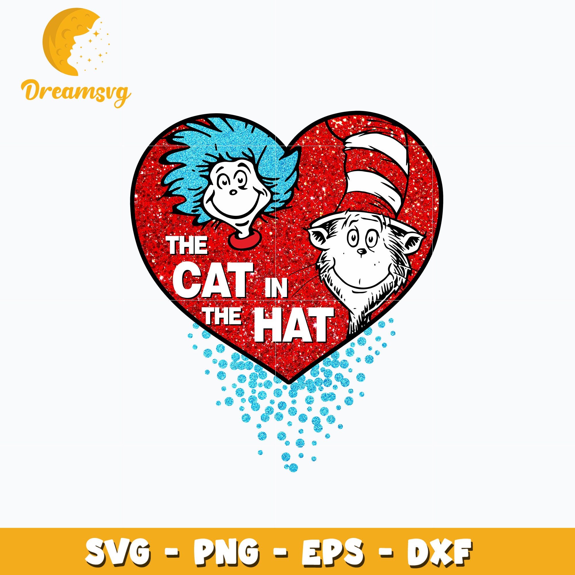 Dr Seuss love the cat in the hat svg – DreamSVG Store