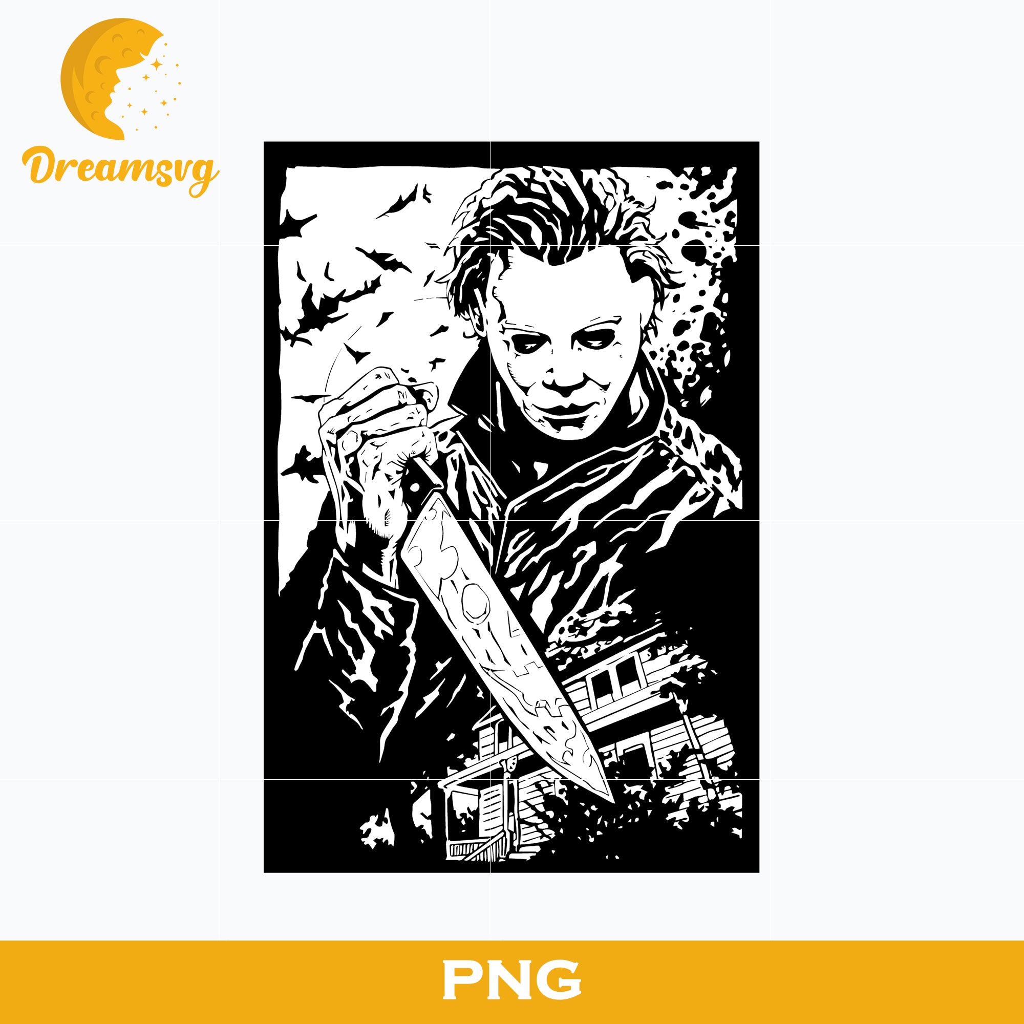 Michael Myers PNG, Michael Myers Halloween ,Scary Halloween, Horror Characters, Halloween svg, png digital file.