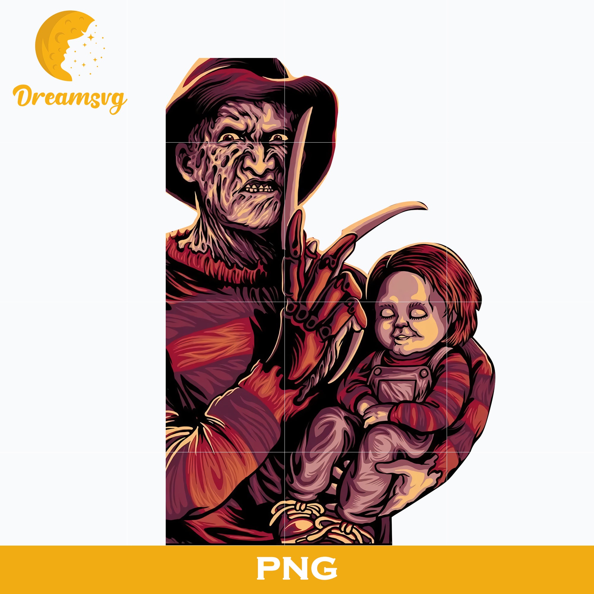 Freddy Krueger PNG, Freddy Krueger Halloween, Scary Halloween, Horror Characters, Halloween svg, png digital file.
