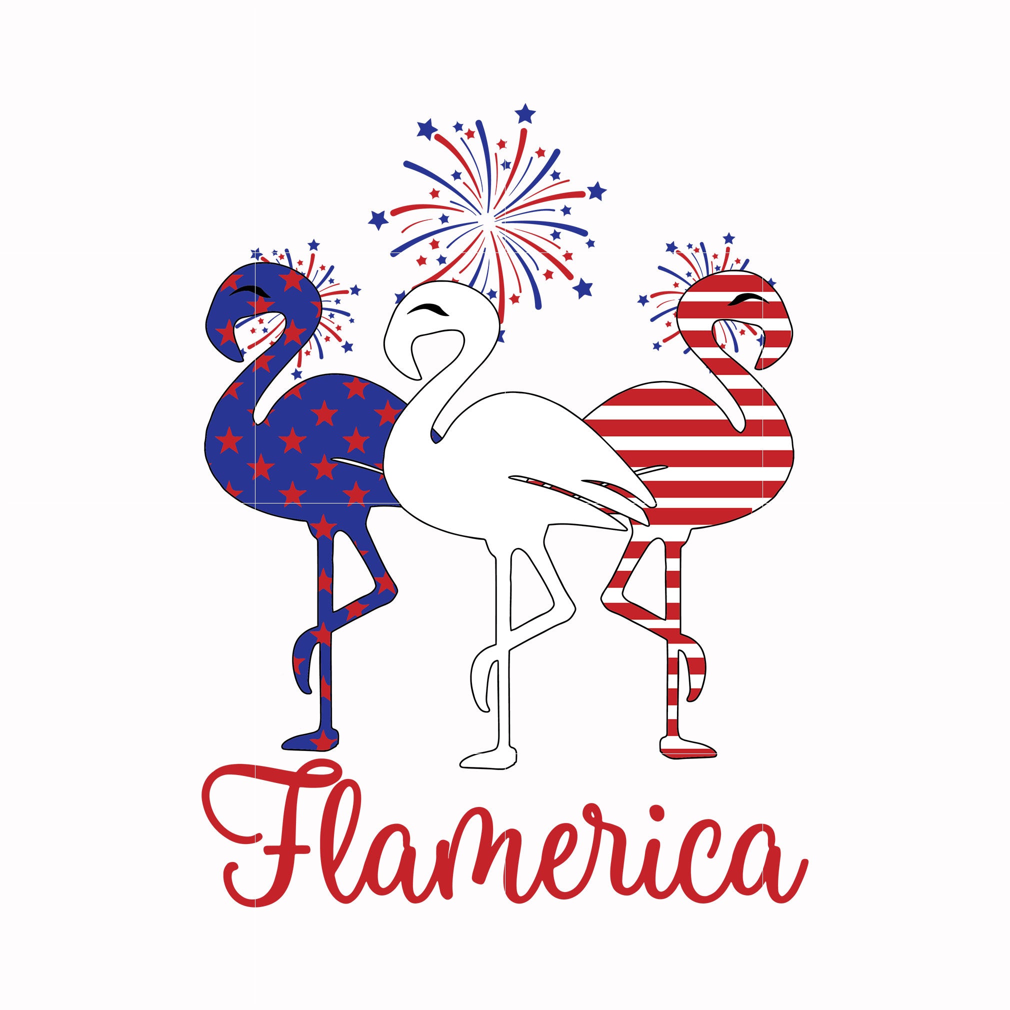 Flamerica svg, png, dxf, eps, digital file JULY0044
