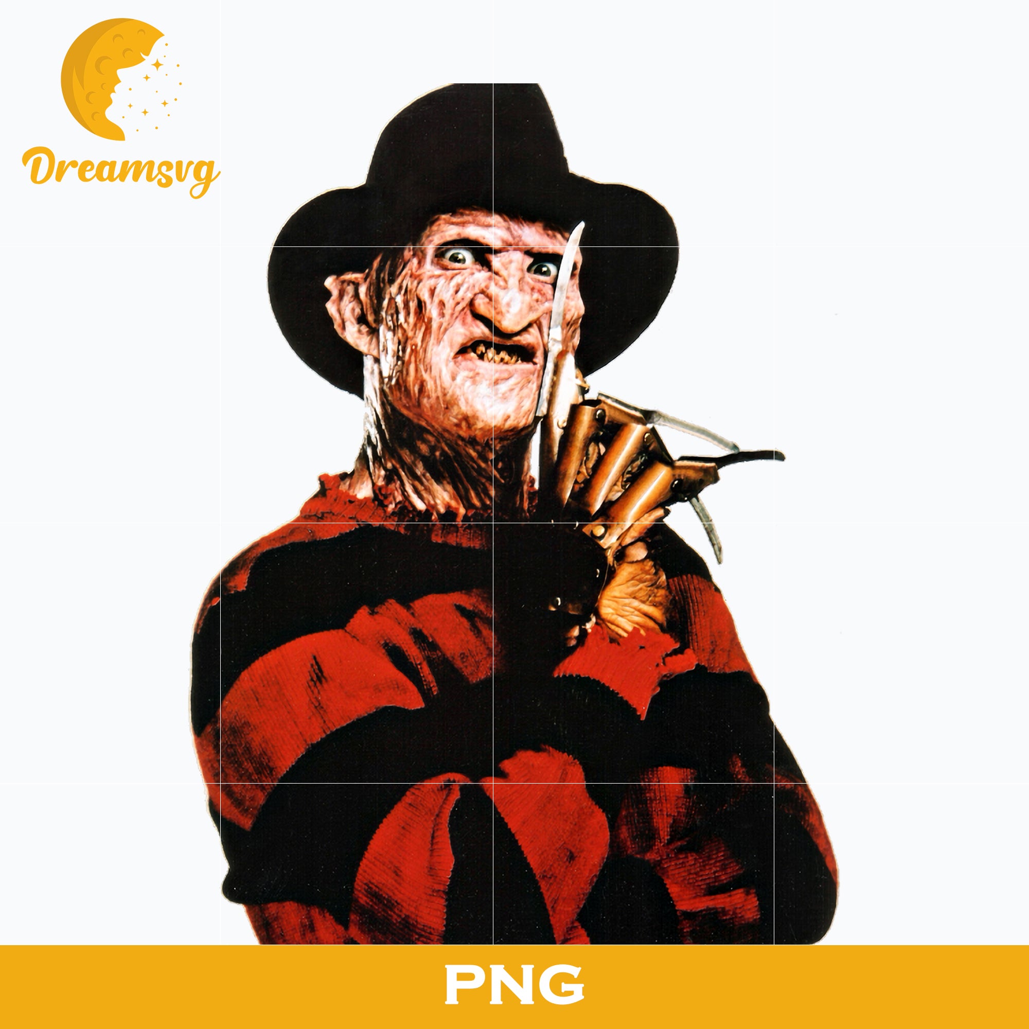 Freddy Krueger PNG, Freddy Krueger Halloween, Scary Halloween, Horror Characters, Halloween svg, png digital file.