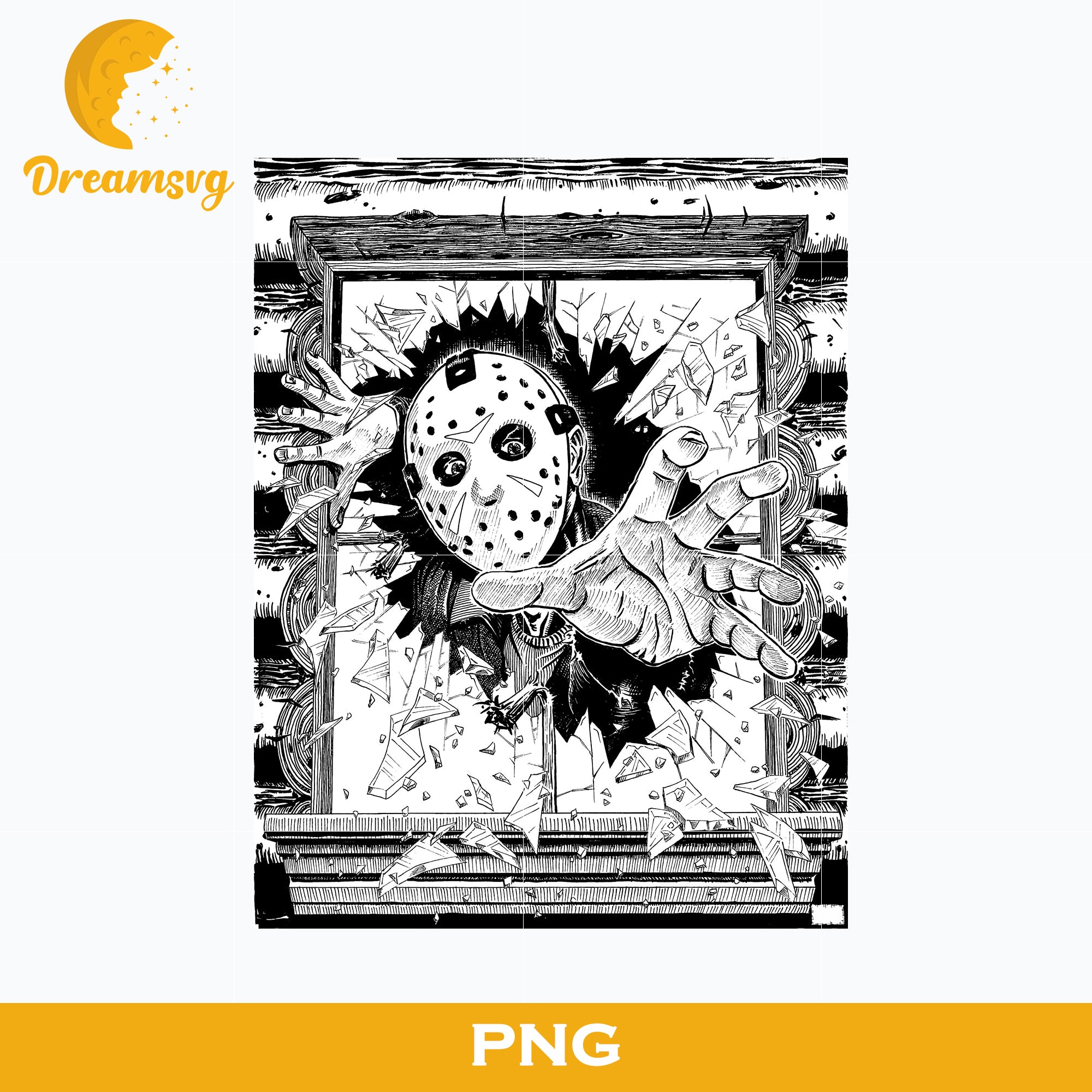 Jason Voorhess PNG, Jason Voorhess Halloween, Scary Halloween, Horror Characters, Halloween svg, png digital file.