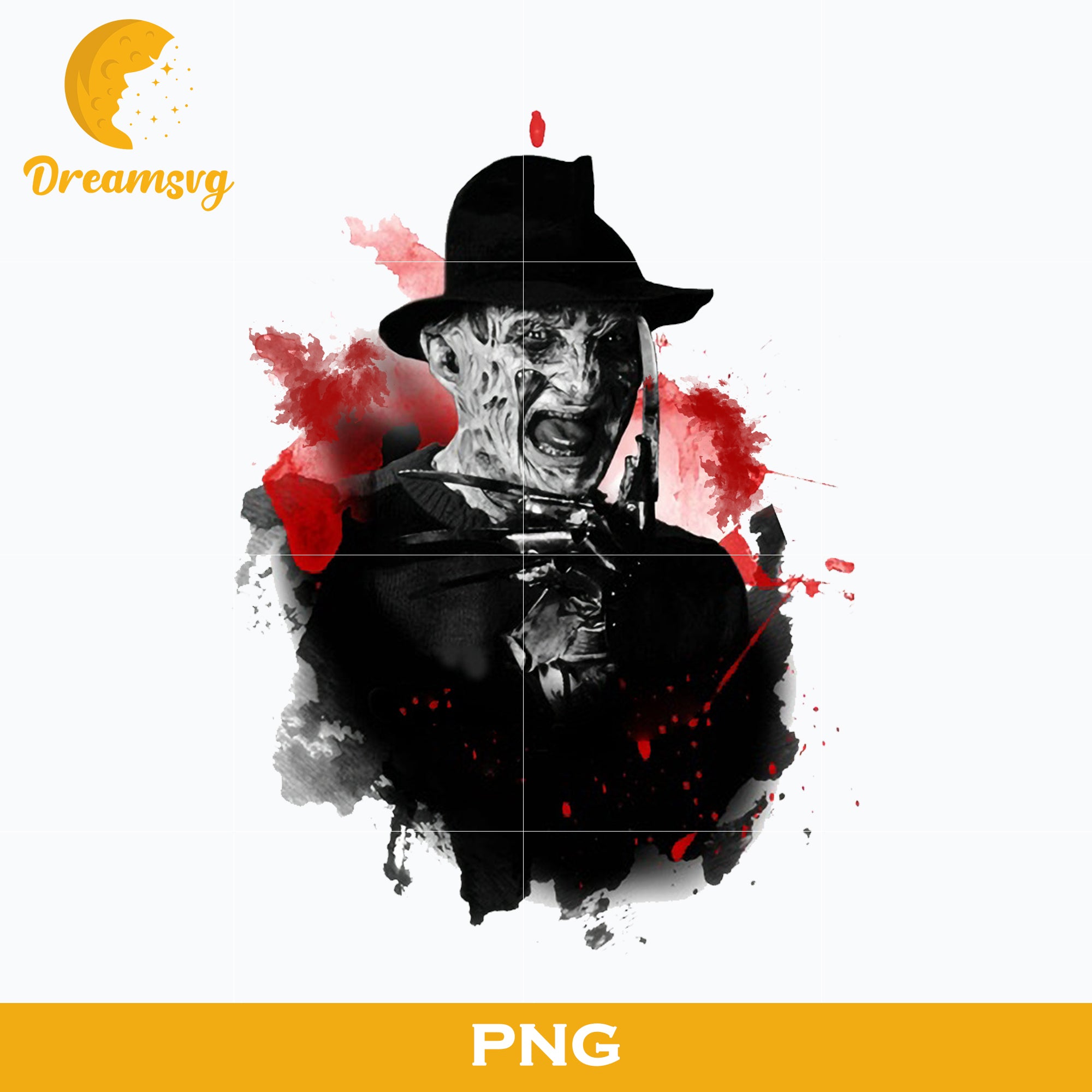 Freddy Krueger PNG, Freddy Krueger Halloween, Scary Halloween, Horror Characters, Halloween svg, png digital file.