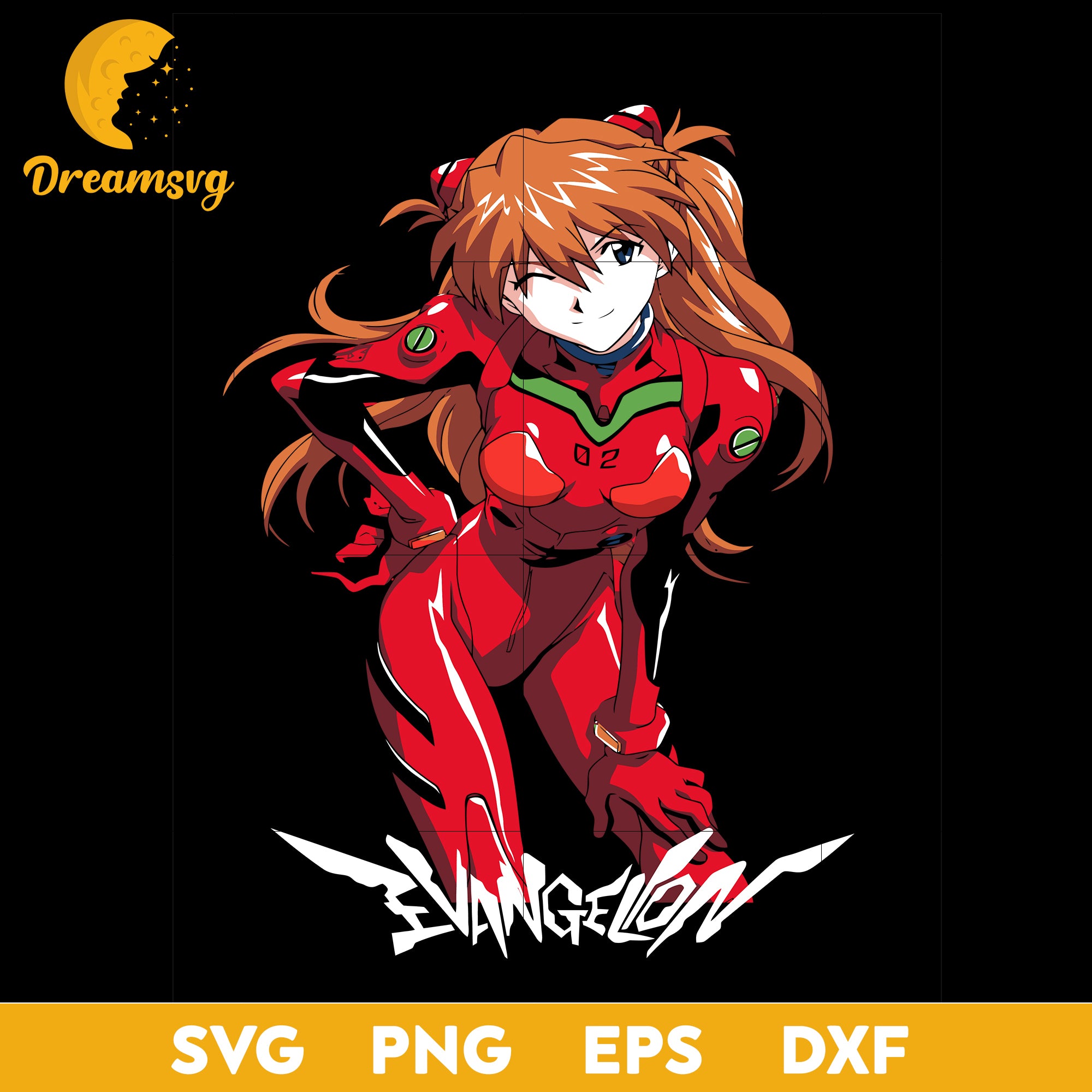 Asuka Langley Sohryu Svg, Asuka Langley Svg, file for cricut, Anime sv –  DreamSVG Store