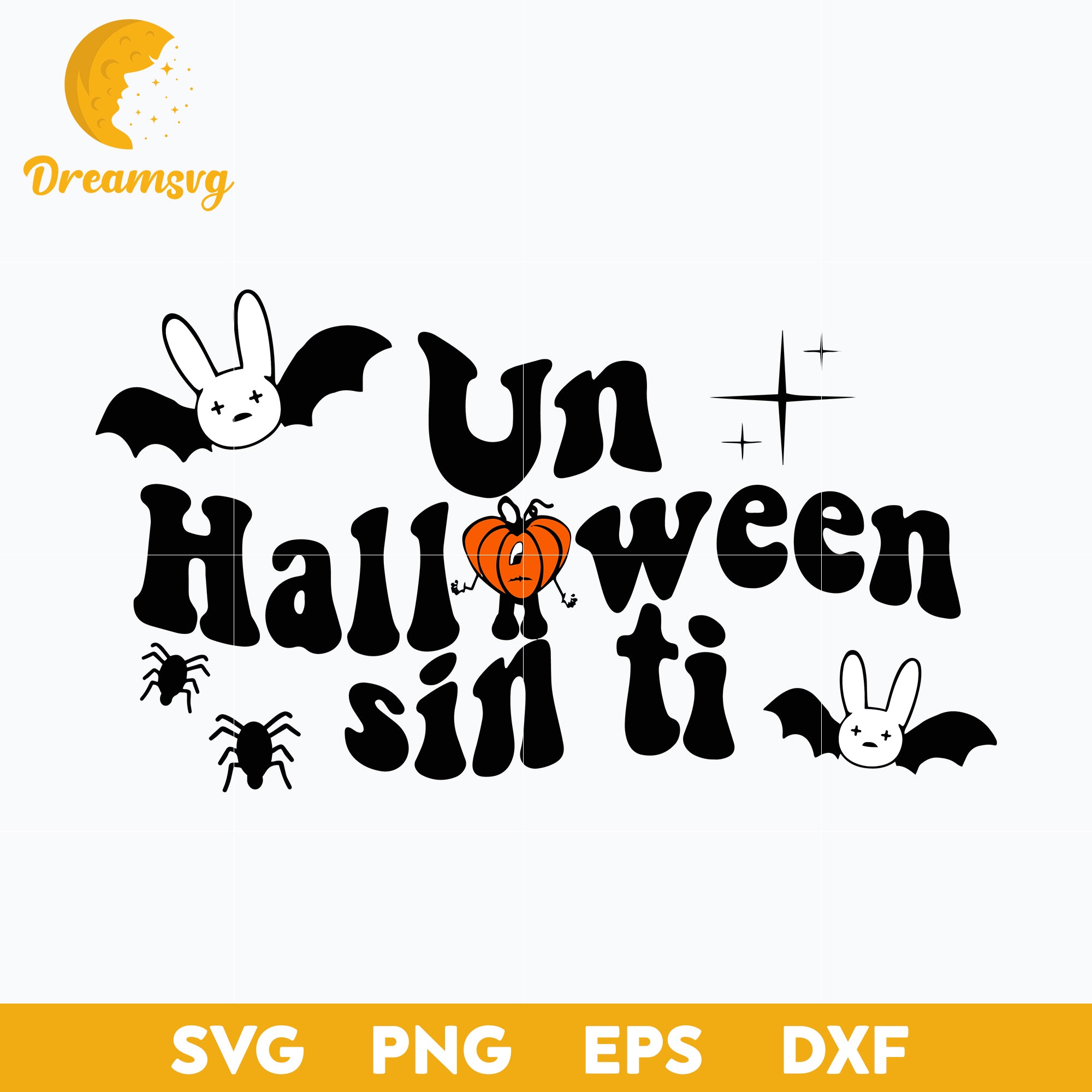 Bad Bunny Halloween Svg