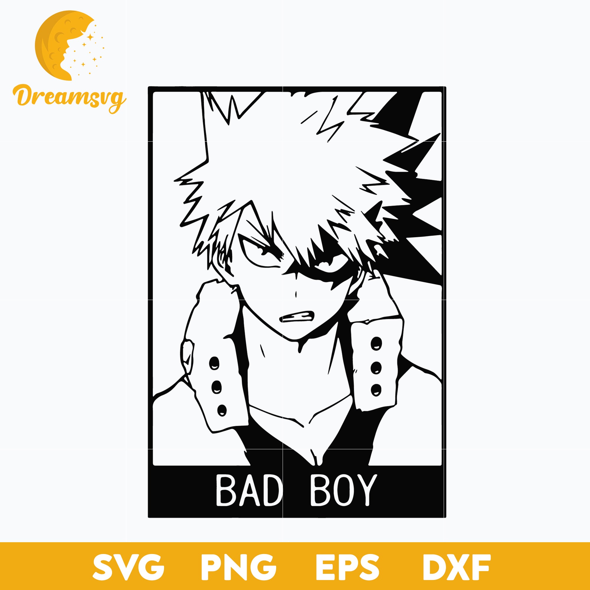 Bakugo Bad Boy Club Svg, file for cricut, Anime svg, png, eps, dxf dig –  DreamSVG Store