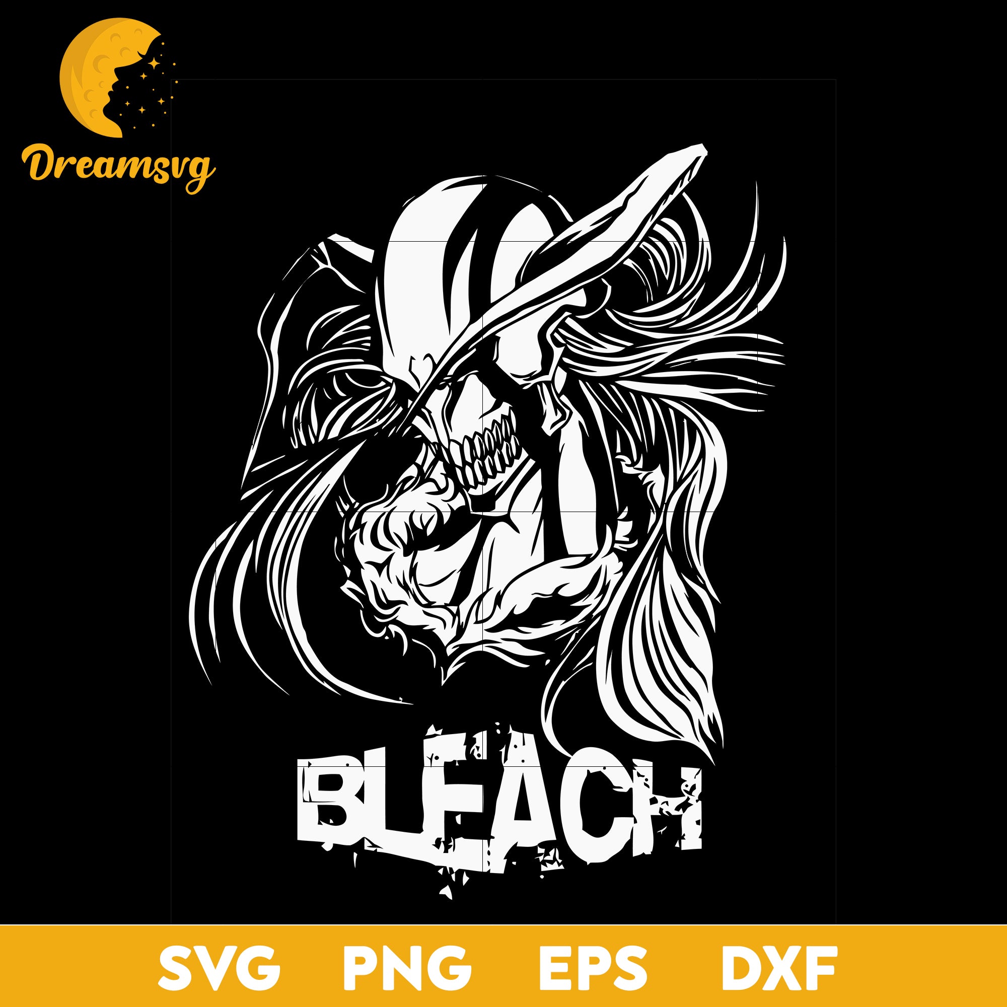 Bleach Svg, Anime Series Bleach Svg, Ichigo Bleach Svg, Ichigo Kurosaki  Svg, file for cricut, Anime svg, png, eps, dxf digital download